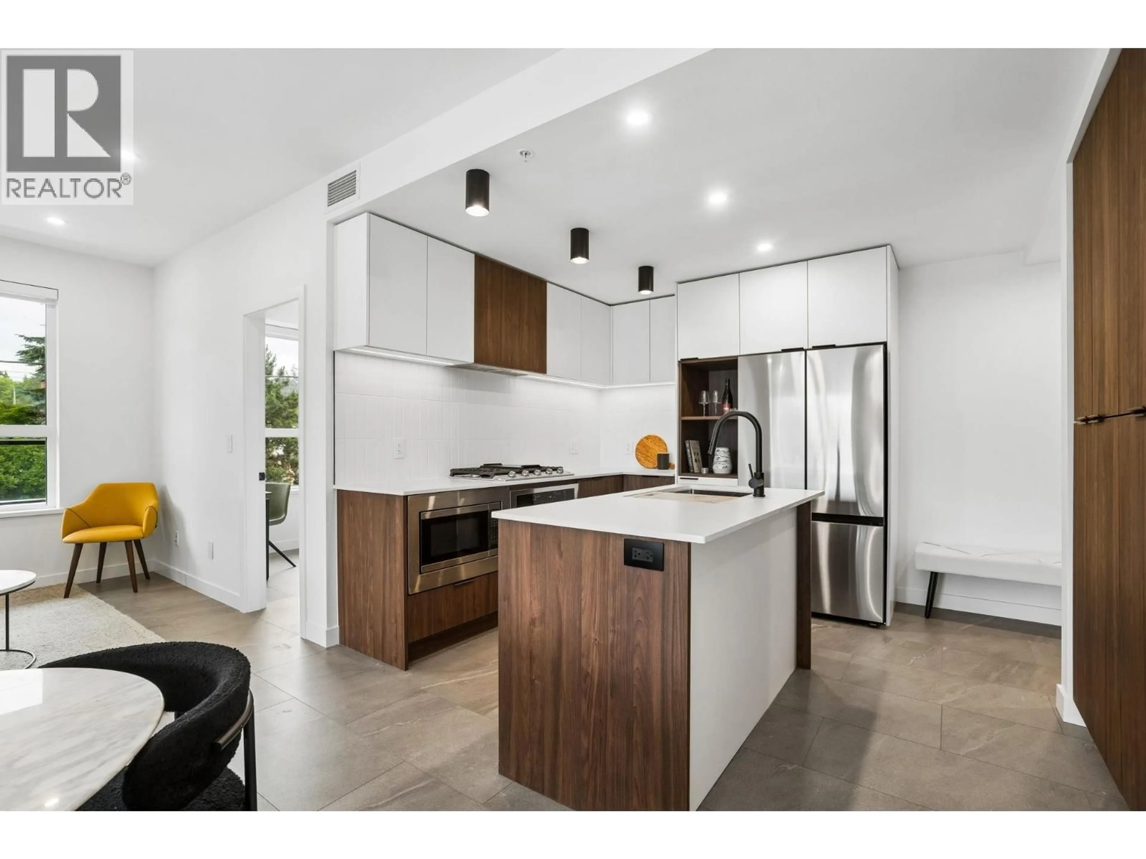Open concept kitchen, unknown for 206 - 623 KEMSLEY AVENUE, Coquitlam British Columbia V3J0L8