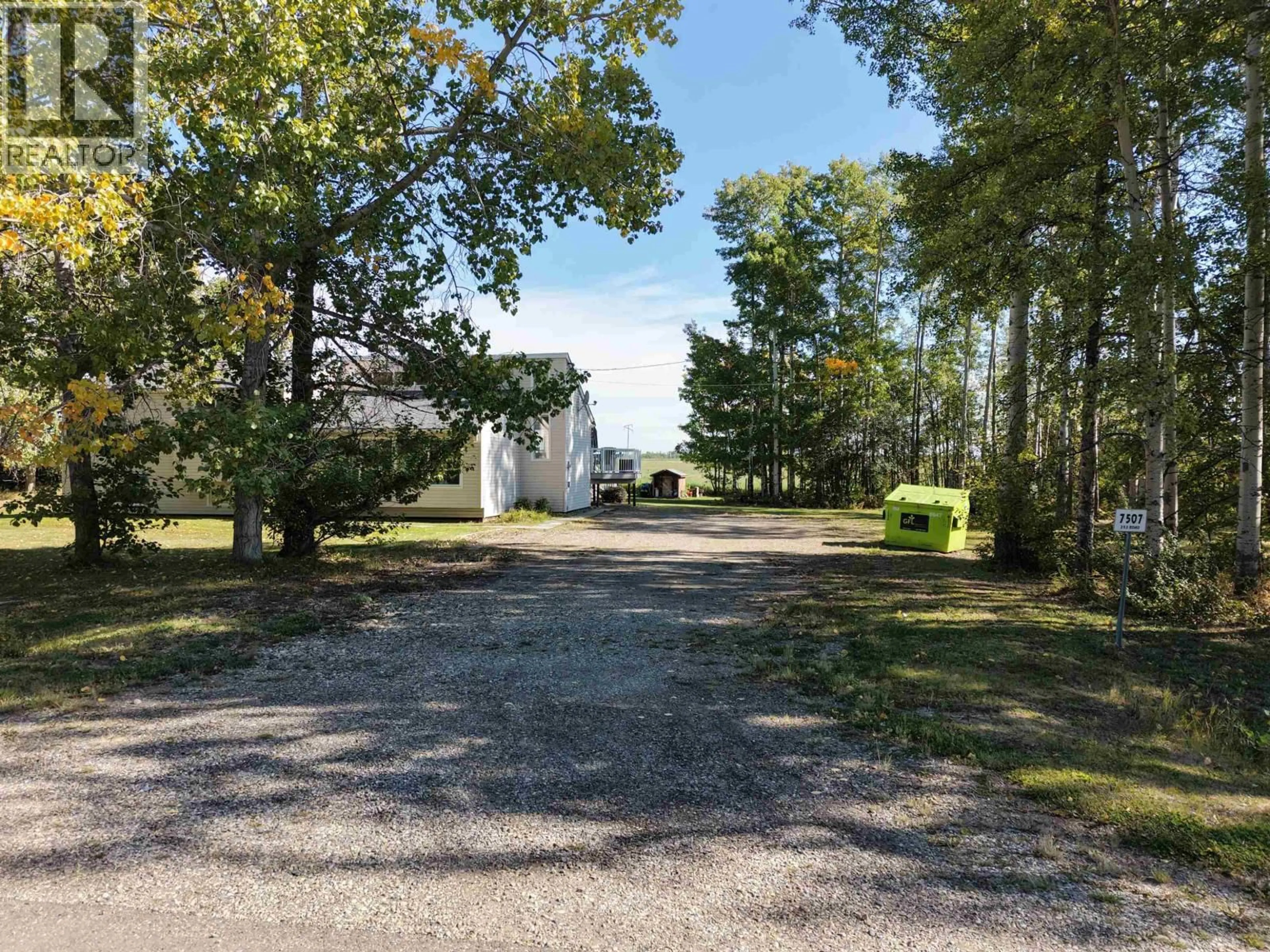 A pic from outside/outdoor area/front of a property/back of a property/a pic from drone, unknown for 7507 253 ROAD, Fort St. John British Columbia V0C1C6
