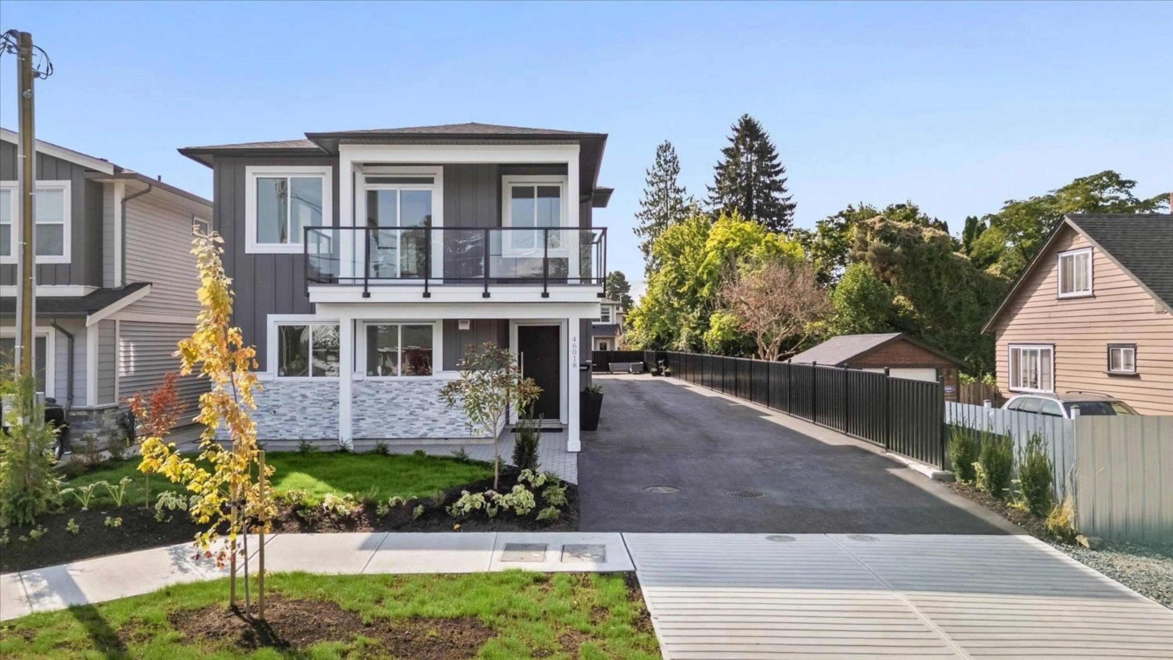 Home with brick exterior material, street for 1 - 46018 BONNY AVENUE, Chilliwack British Columbia V2P3H6