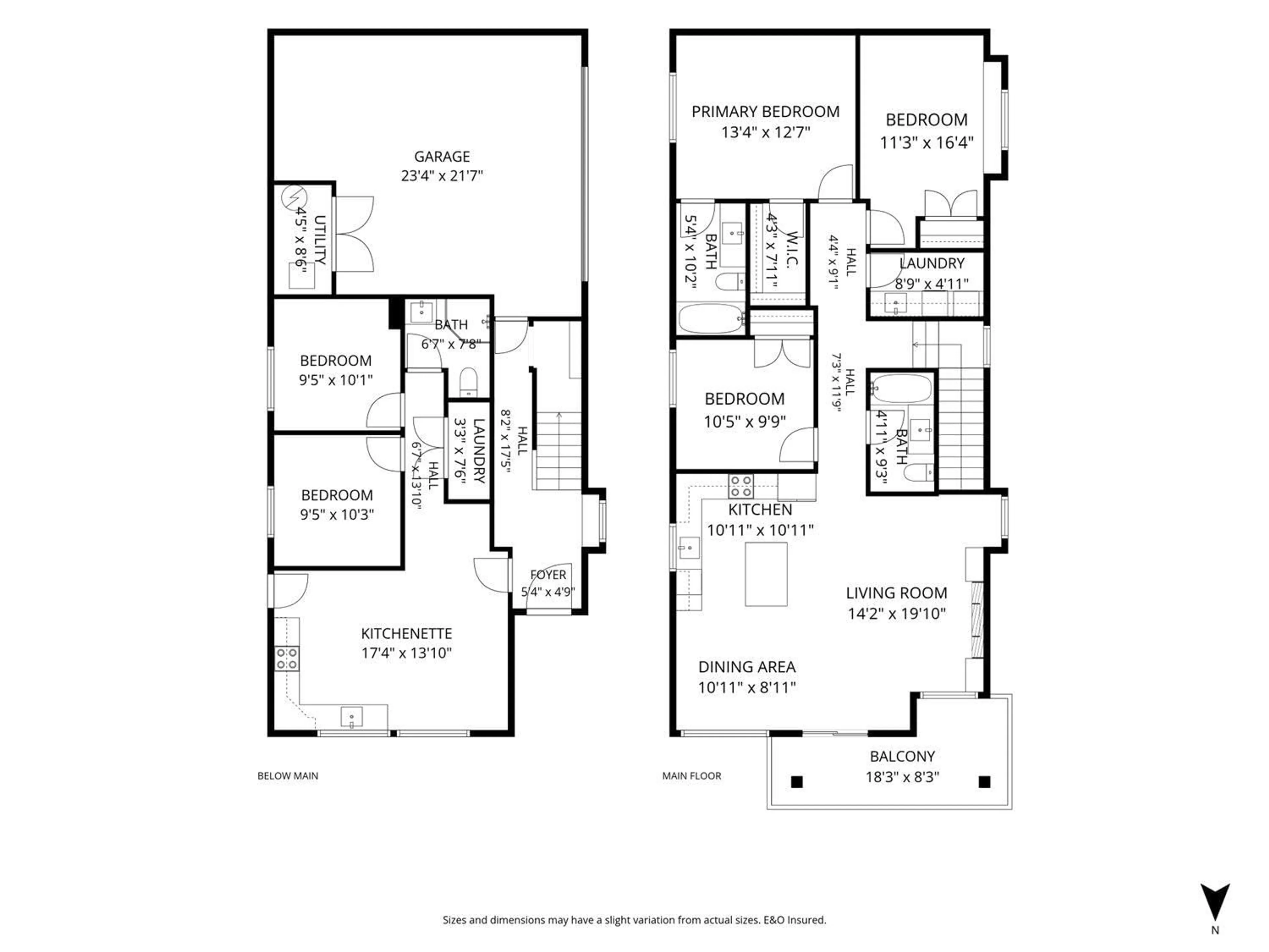 Floor plan for 1 - 46018 BONNY AVENUE, Chilliwack British Columbia V2P3H6