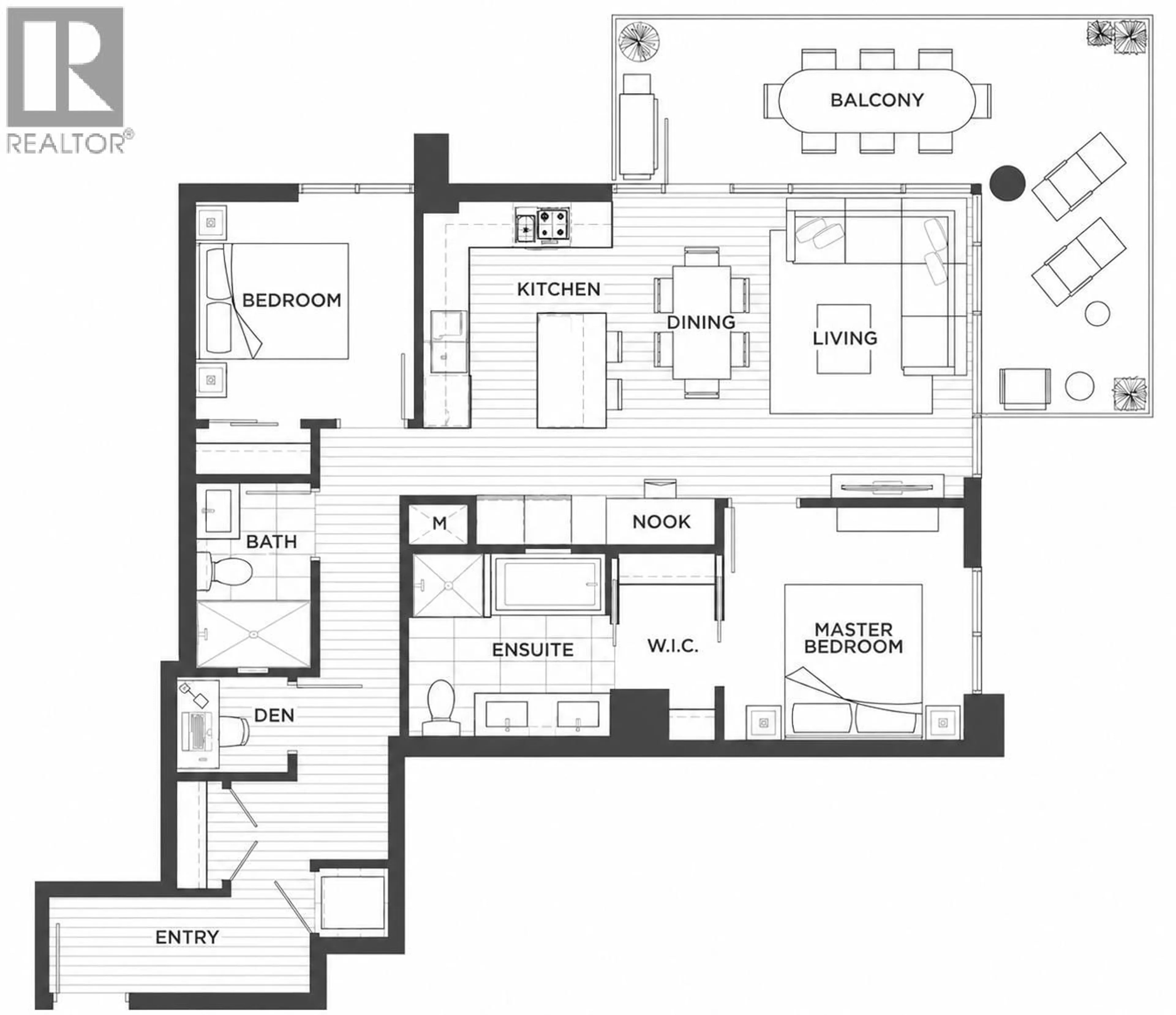 Floor plan for 3807 - 4168 LOUGHEED HIGHWAY, Burnaby British Columbia V5C0N9