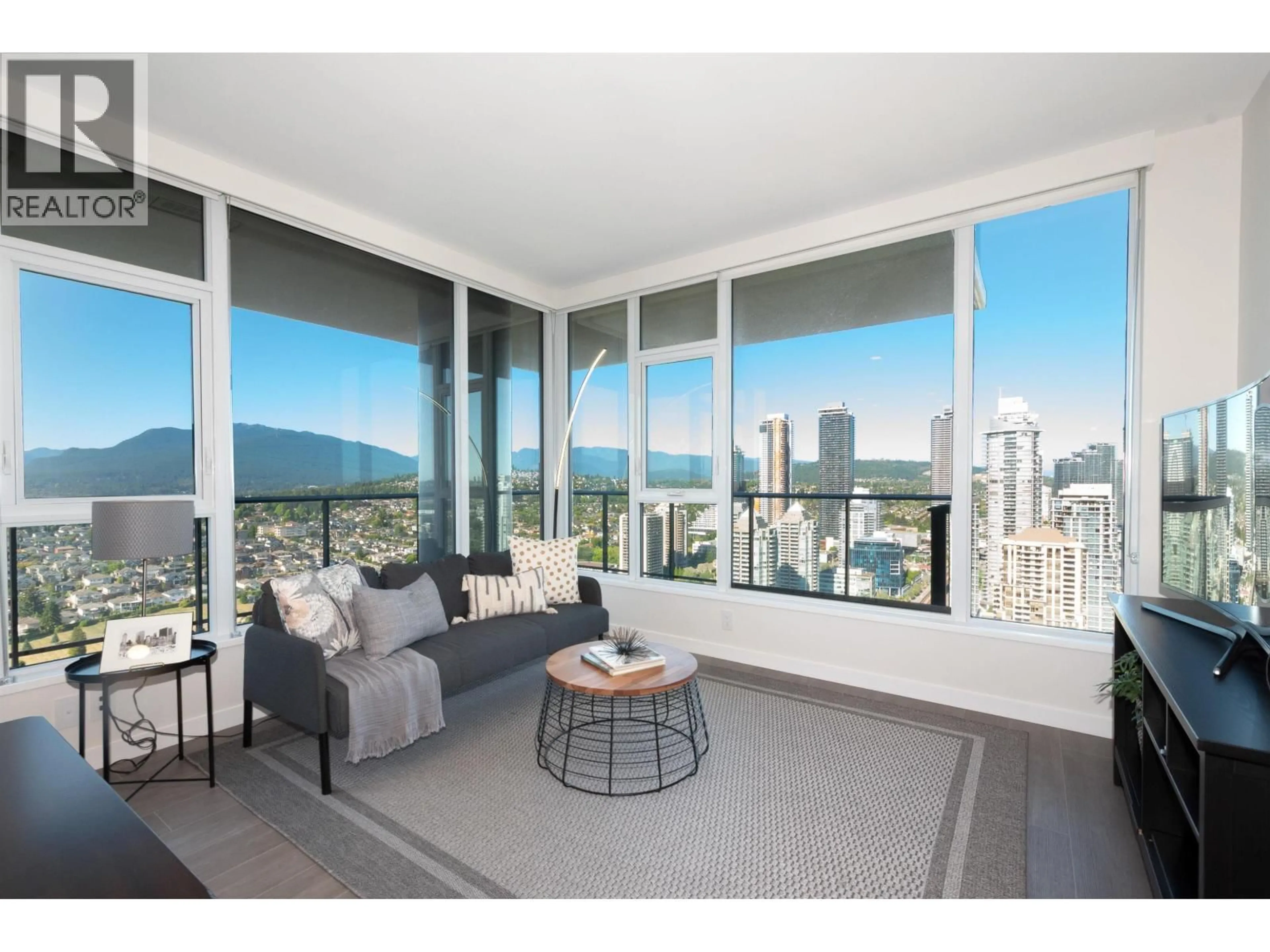 Living room with furniture, unknown for 3807 - 4168 LOUGHEED HIGHWAY, Burnaby British Columbia V5C0N9