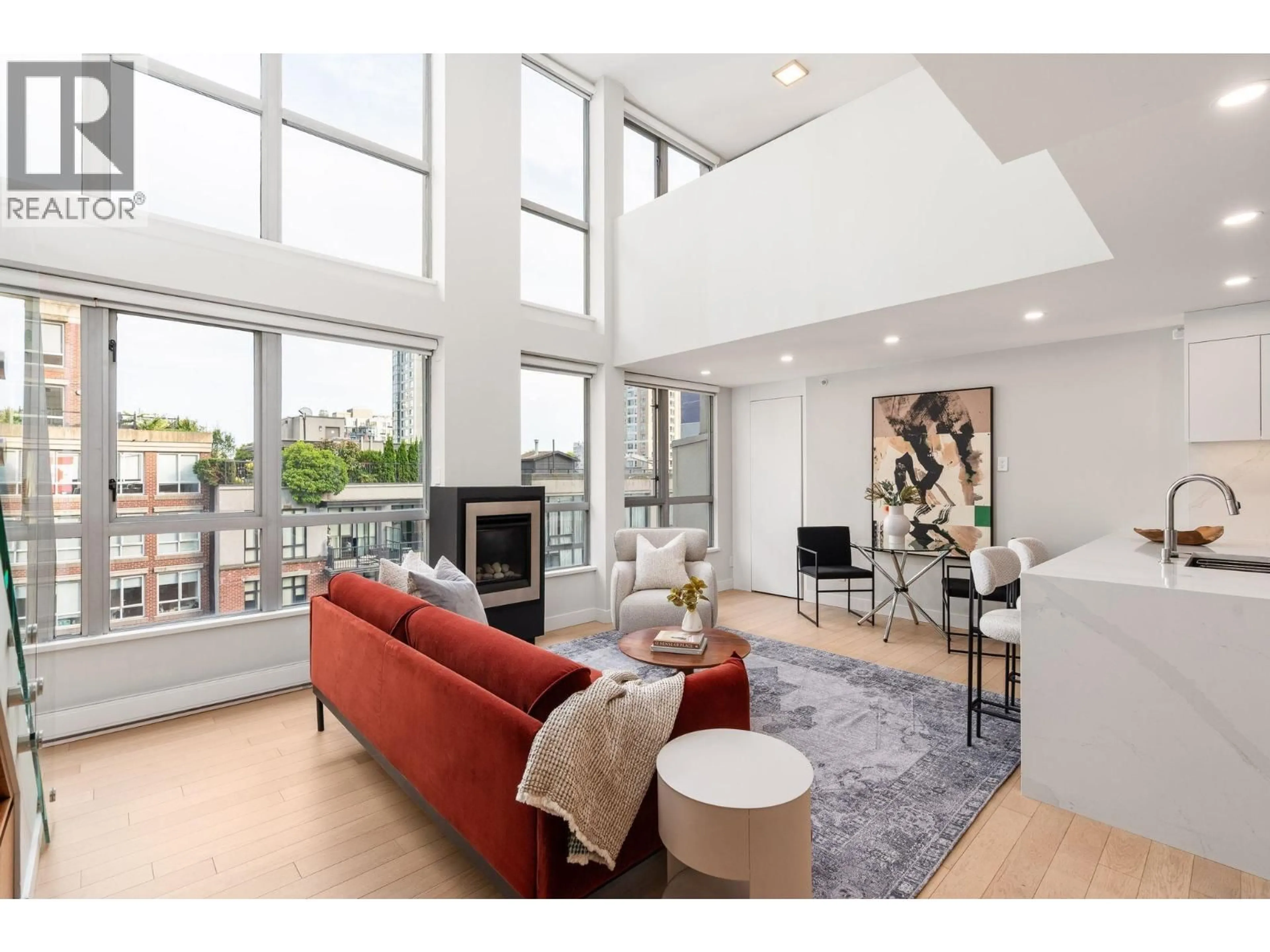 Living room with furniture, unknown for 608 - 1238 RICHARDS STREET, Vancouver British Columbia V6B3G2