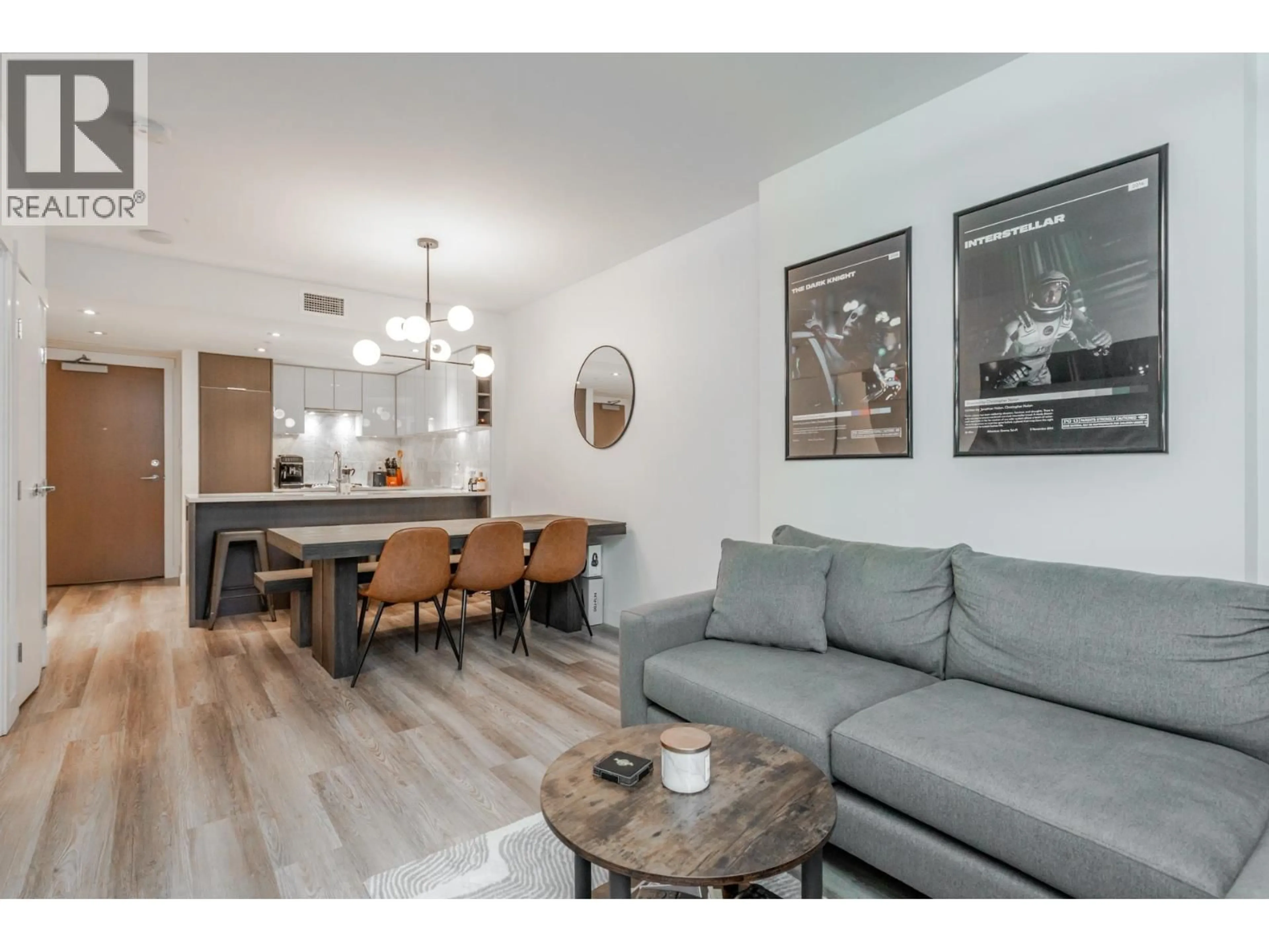 Living room with furniture, wood/laminate floor for 107 - 110 SWITCHMEN STREET, Vancouver British Columbia V6A0C6