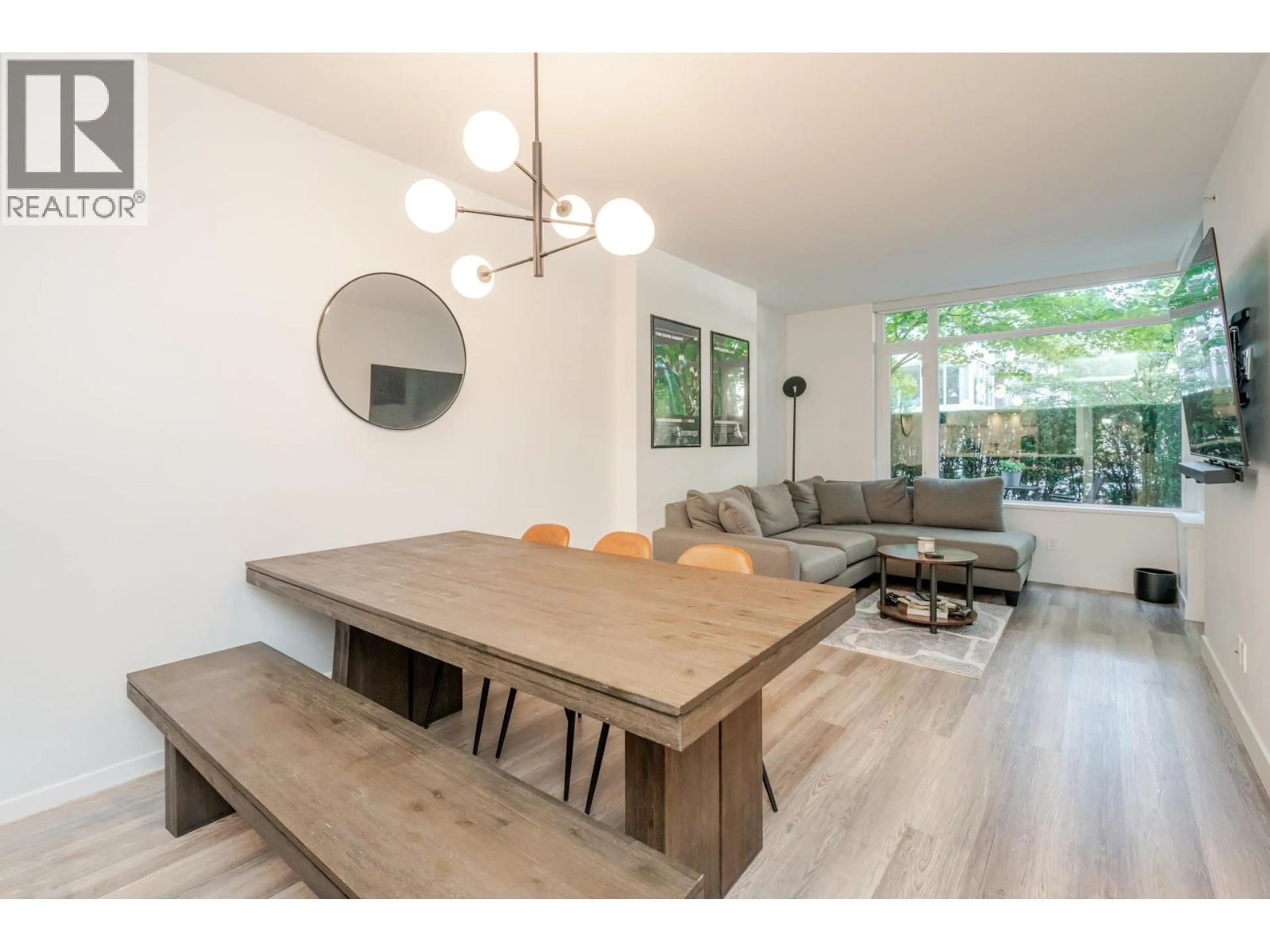 Dining room, wood/laminate floor for 107 - 110 SWITCHMEN STREET, Vancouver British Columbia V6A0C6