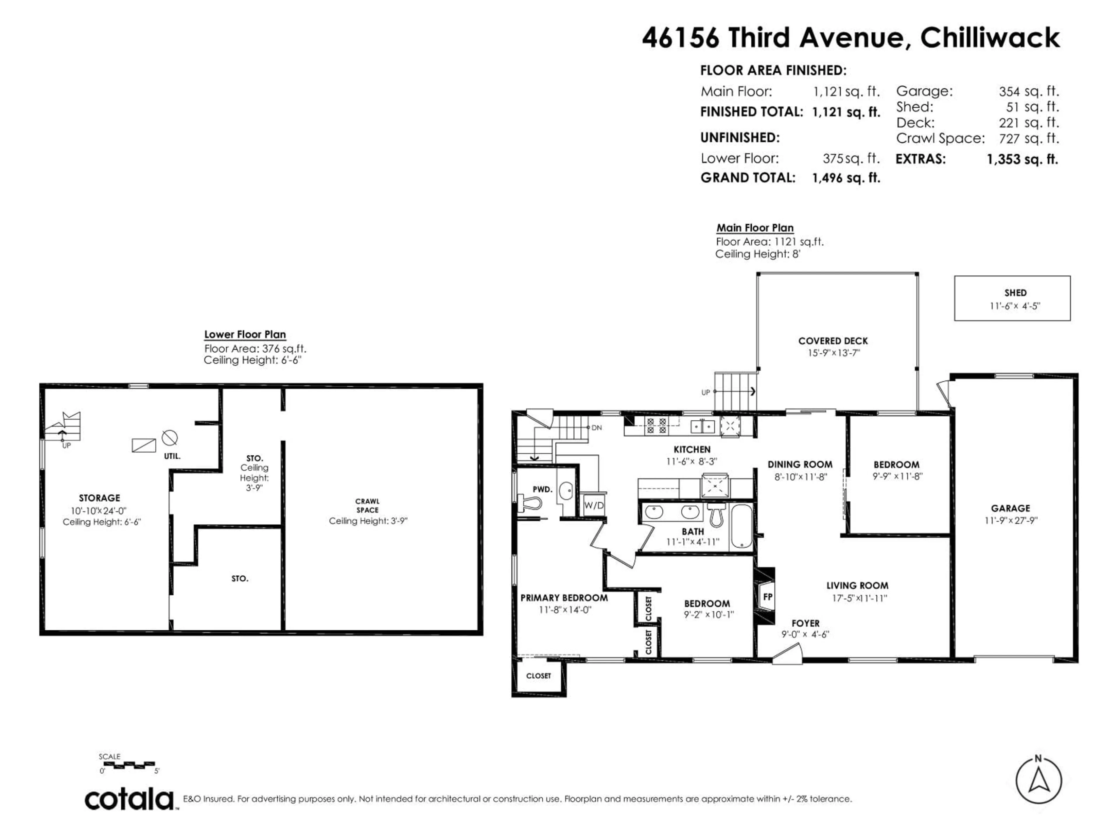 Floor plan for 46156 THIRD AVENUE, Chilliwack British Columbia V2P1R6