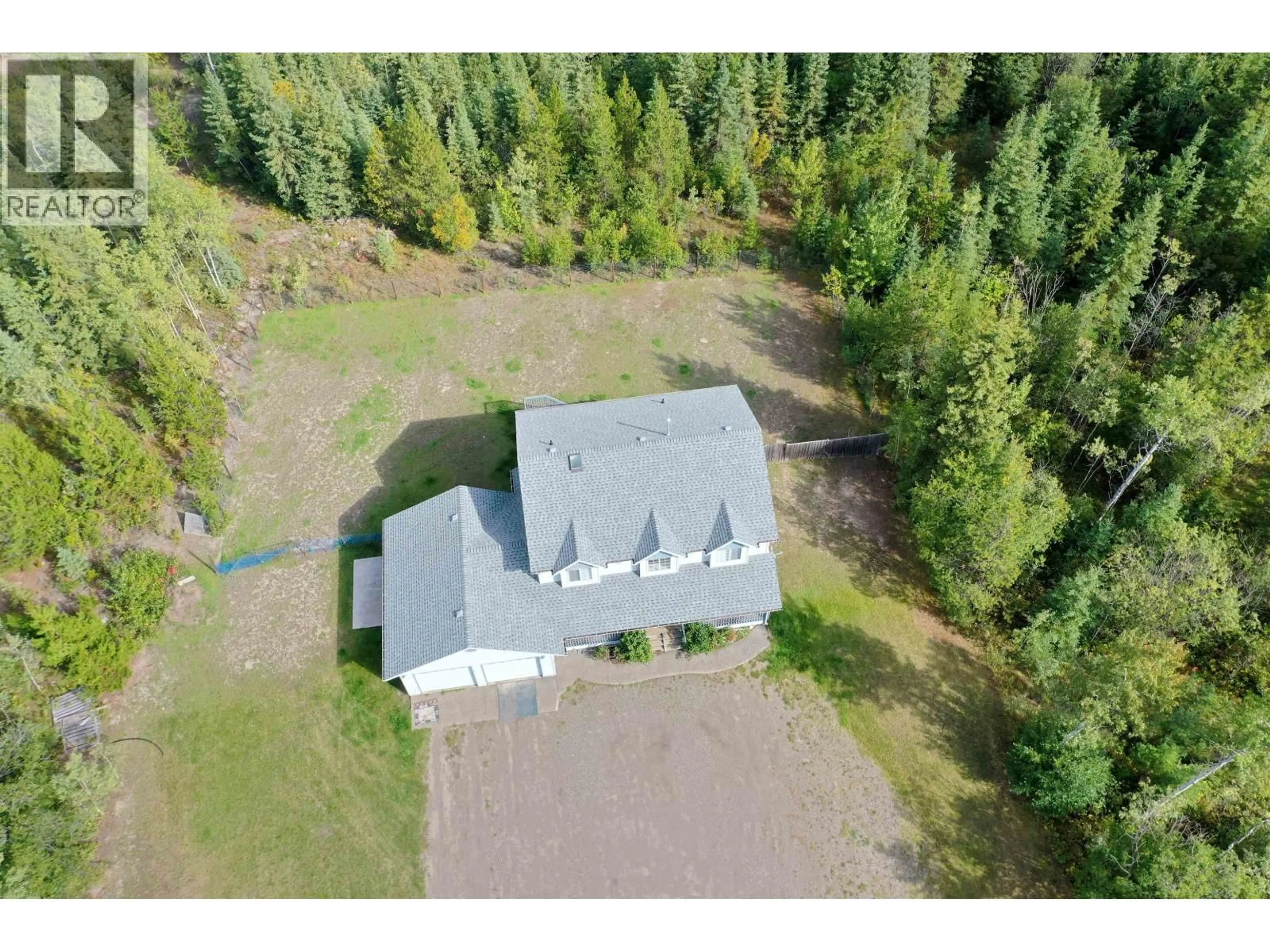 A pic from outside/outdoor area/front of a property/back of a property/a pic from drone, building for 3270 WALLACE ROAD, Burns Lake British Columbia V0J1E1