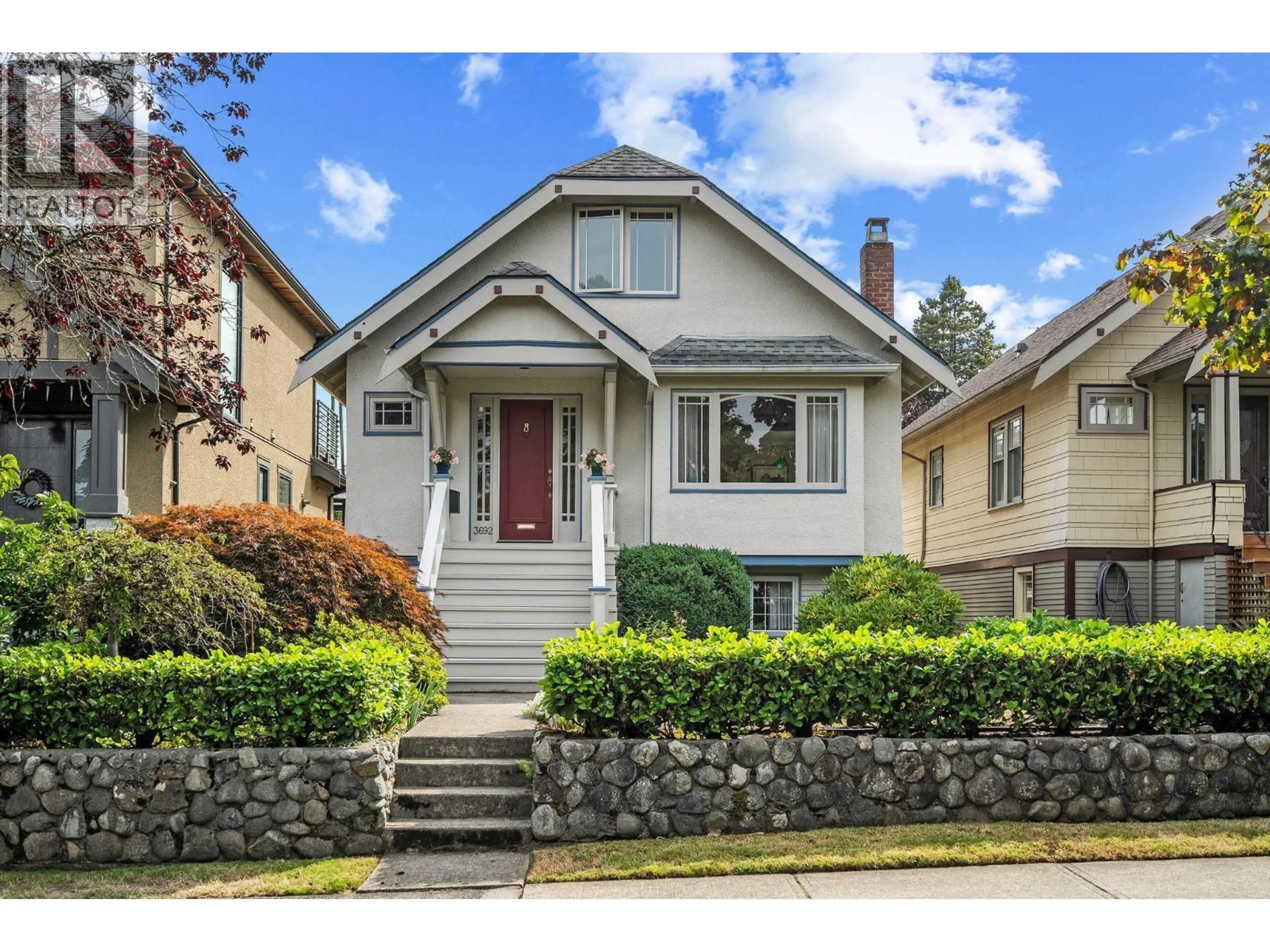 Home with vinyl exterior material, street for 3692 19TH AVENUE, Vancouver British Columbia V6S1C6
