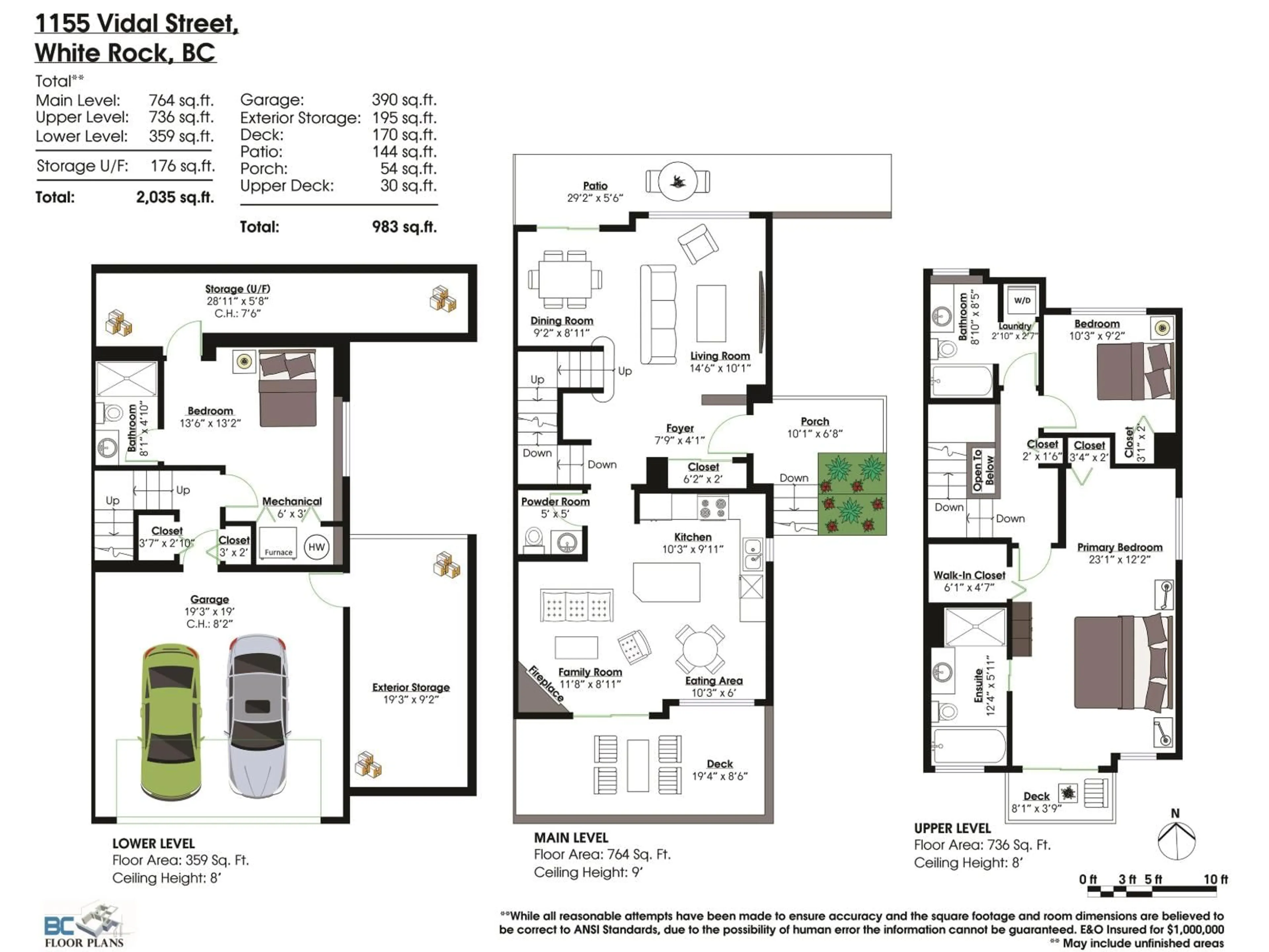 Floor plan for 1155 VIDAL STREET, White Rock British Columbia V4B3T4