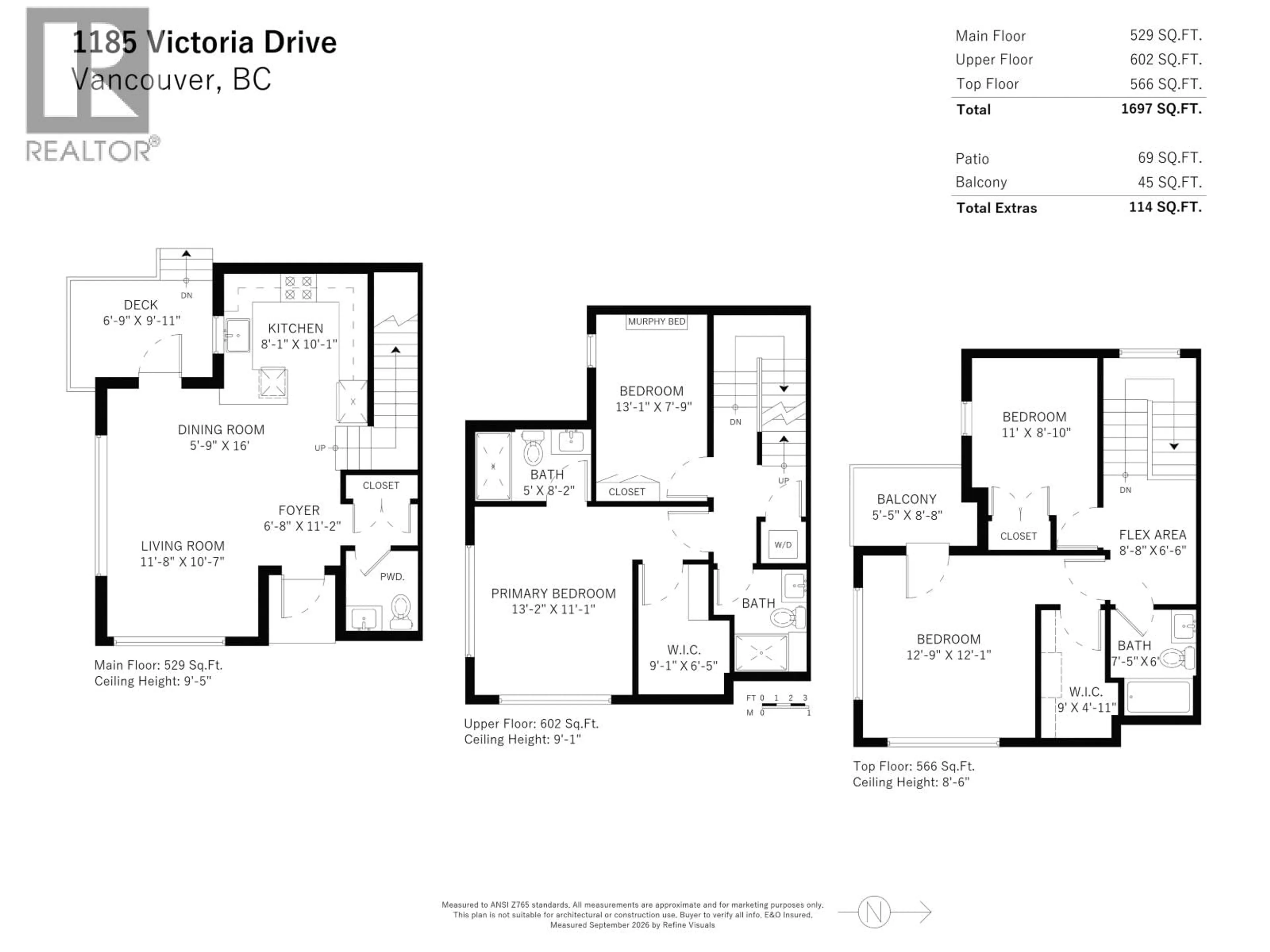 Floor plan for 1185 VICTORIA DRIVE, Vancouver British Columbia V5L4G4