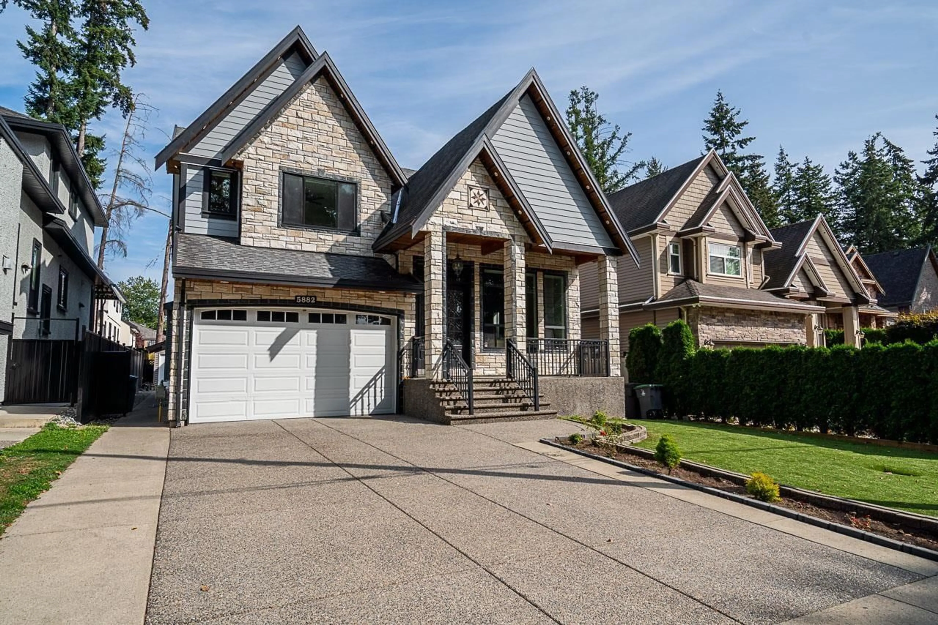 Home with brick exterior material, street for 5882 126 STREET, Surrey British Columbia V3X1V8