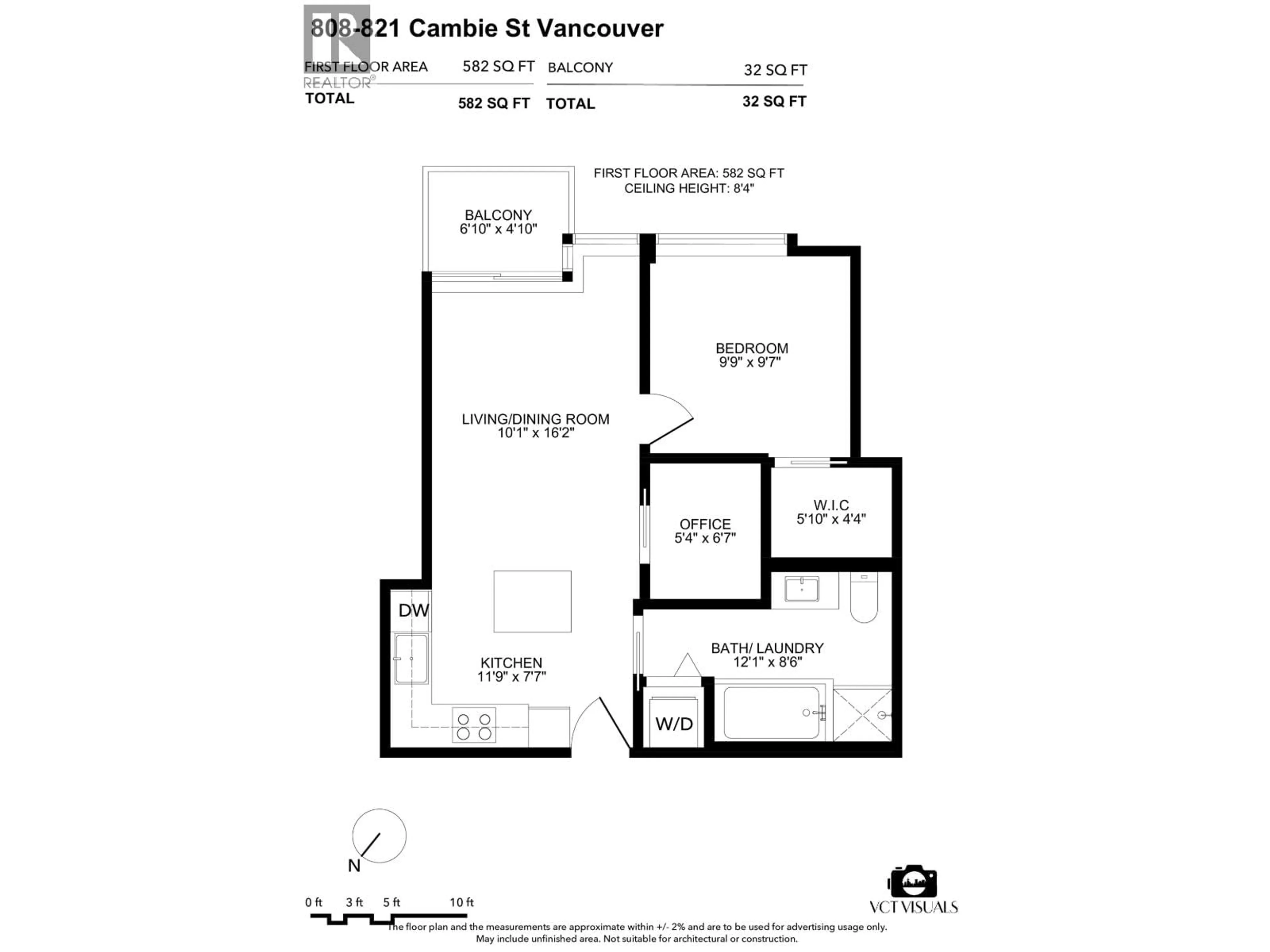 Floor plan for 808 - 821 CAMBIE STREET, Vancouver British Columbia V6B0E3
