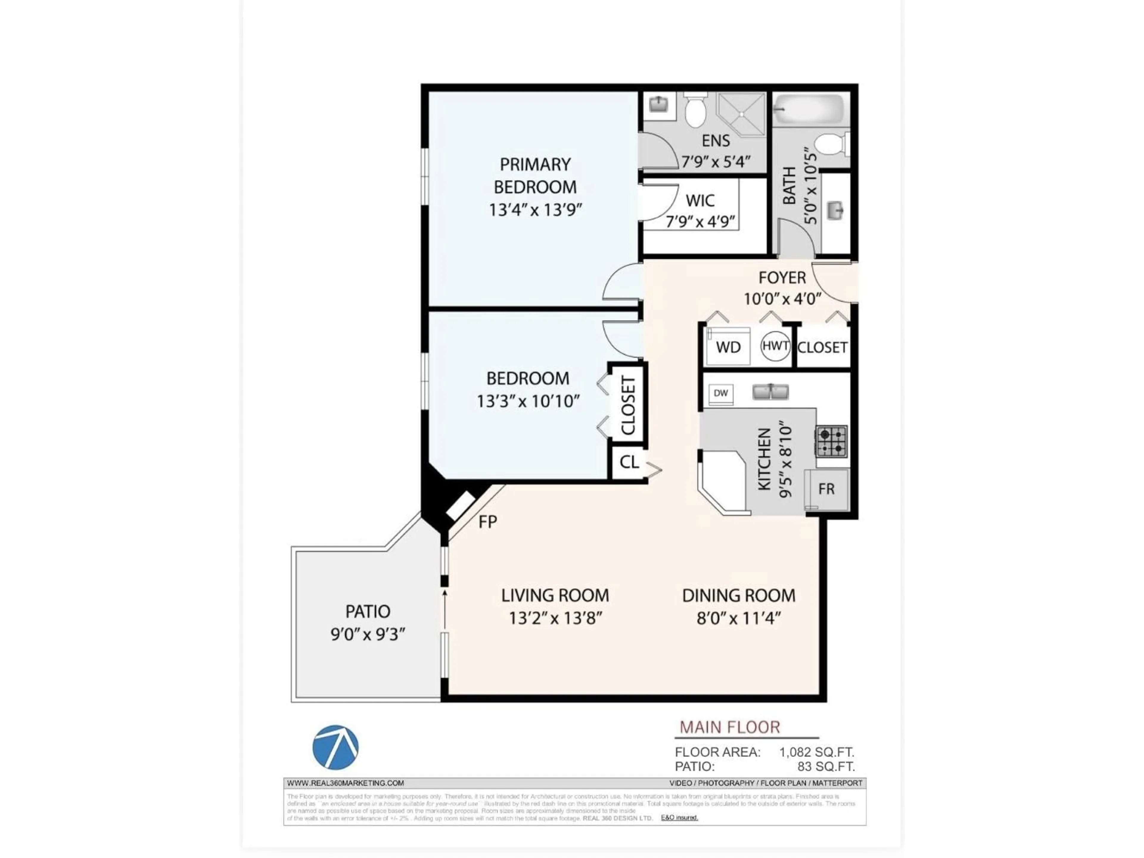 Floor plan for 104 - 1952 152A STREET, Surrey British Columbia V4A9T2