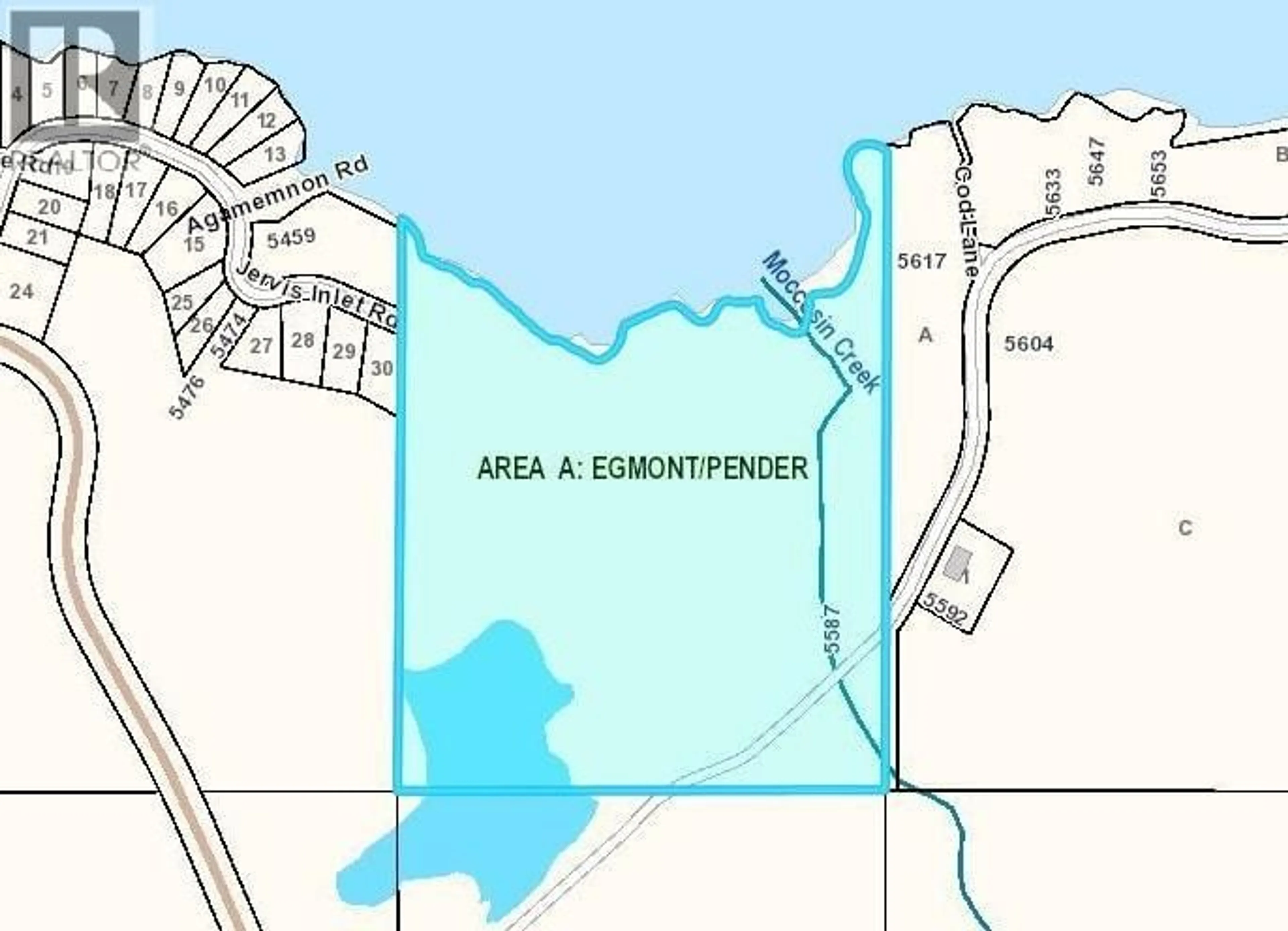 Picture of a map for 5587 EGMONT ROAD, Egmont British Columbia V0N2H4