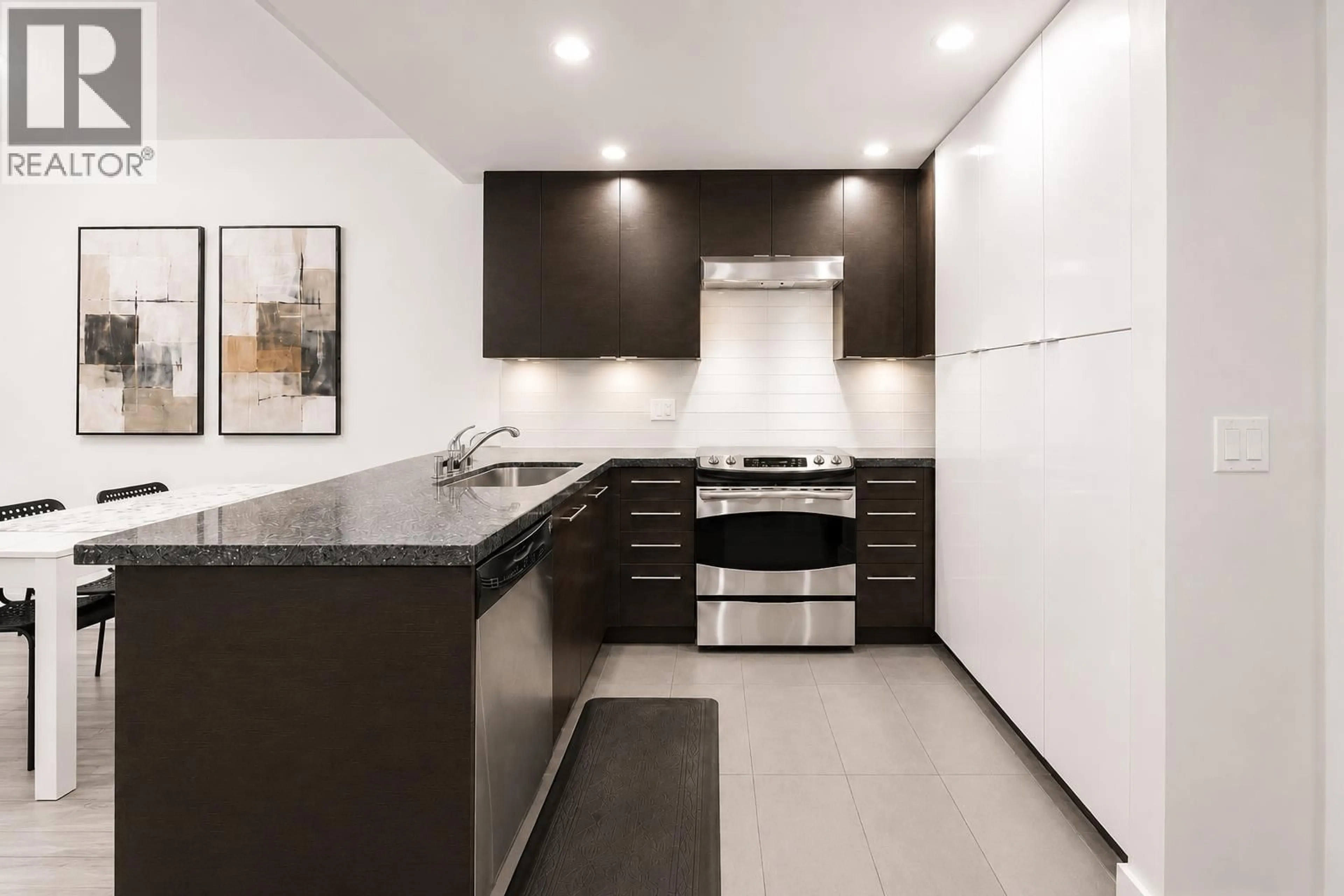 Contemporary kitchen, unknown for 107 - 5928 BIRNEY AVENUE, Vancouver British Columbia V6S0B5