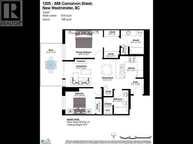 1205 - 888 CARNARVON STREET, New Westminster 2