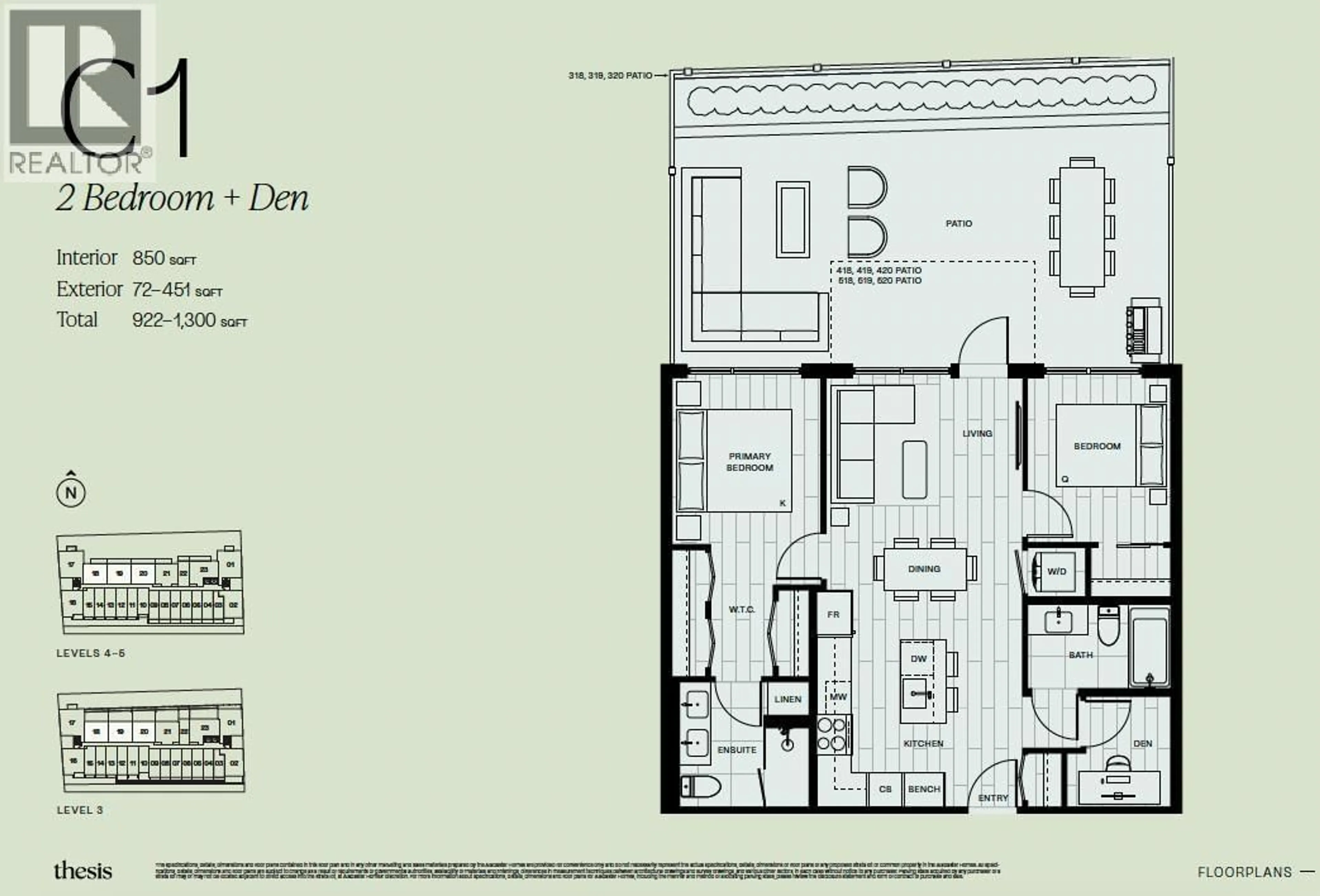 Floor plan for 419 - 133 49TH AVENUE, Vancouver British Columbia V5Z2S3