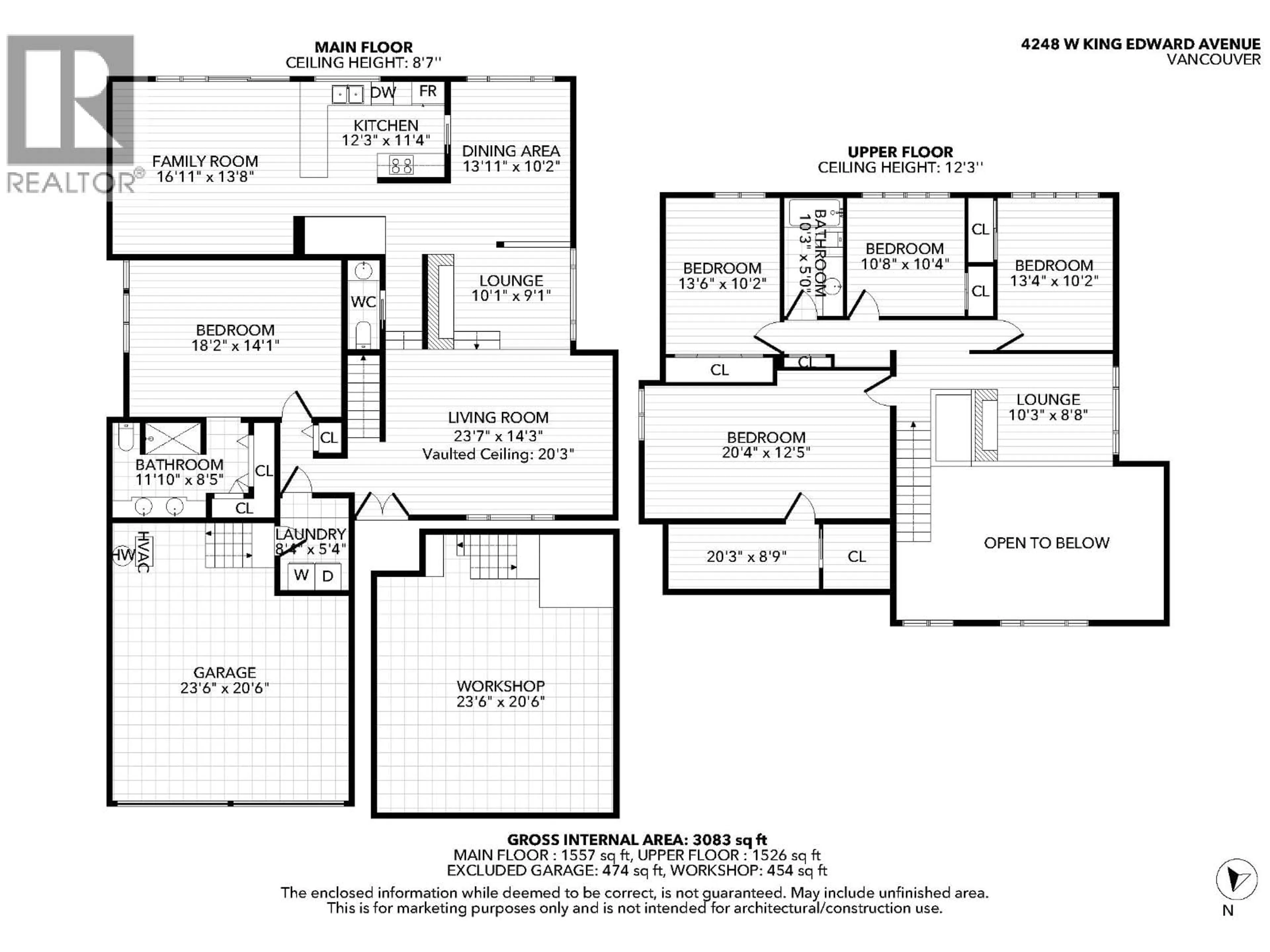 Floor plan for 4248 KING EDWARD AVENUE, Vancouver British Columbia V6S1N3