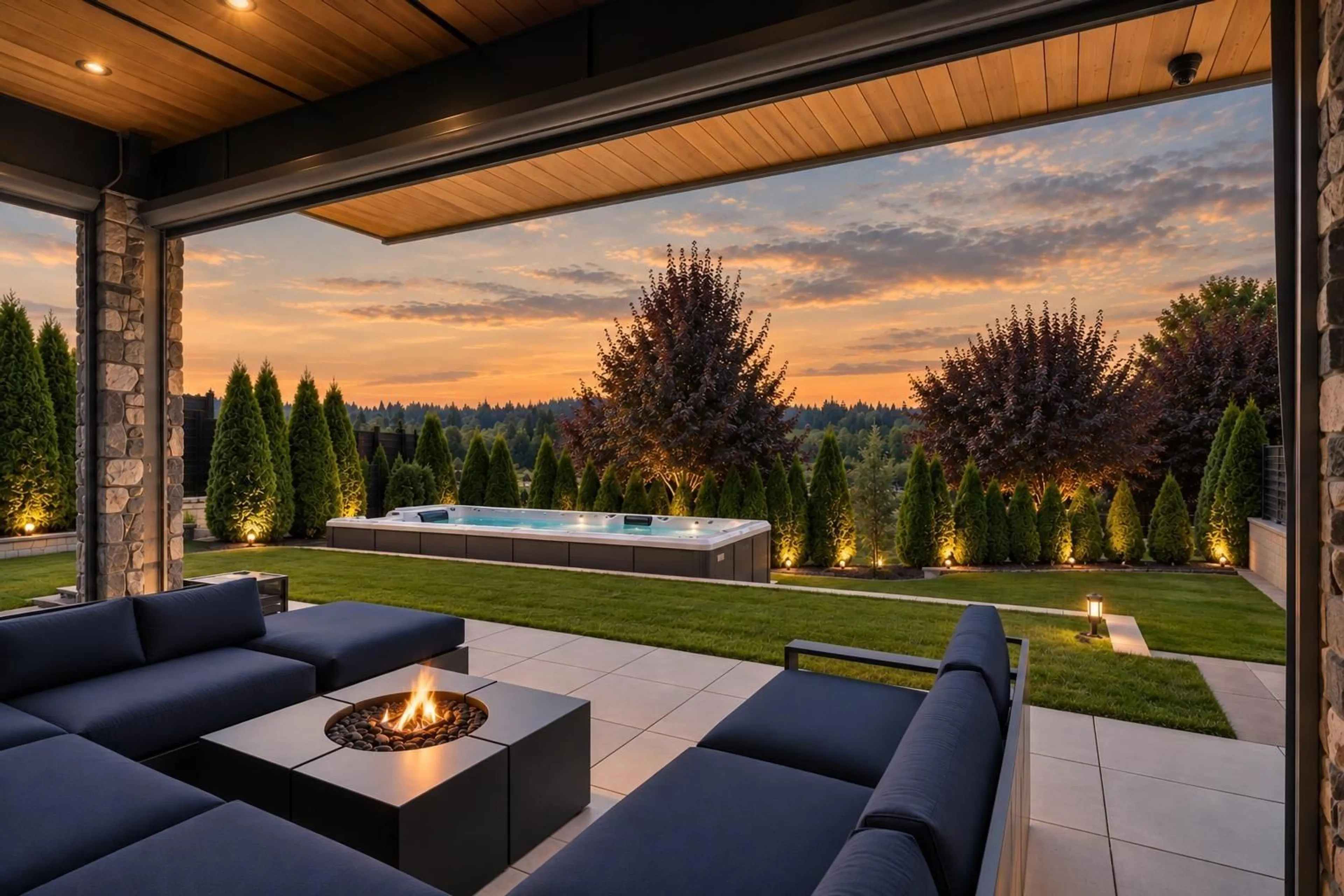 Patio, mountain view for 7659 154 STREET, Surrey British Columbia V3S3P3