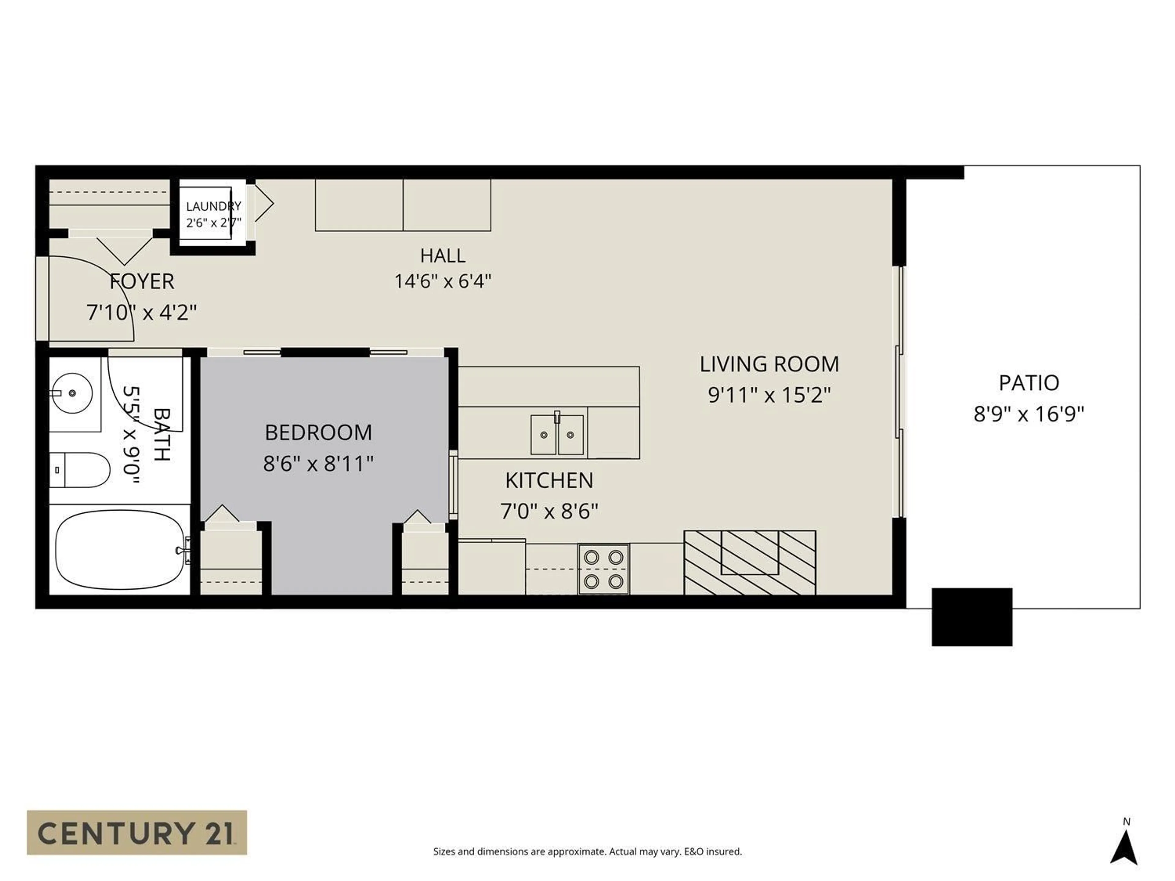 Floor plan for 109B - 45595 TAMIHI WAY, Chilliwack British Columbia V2R0G3