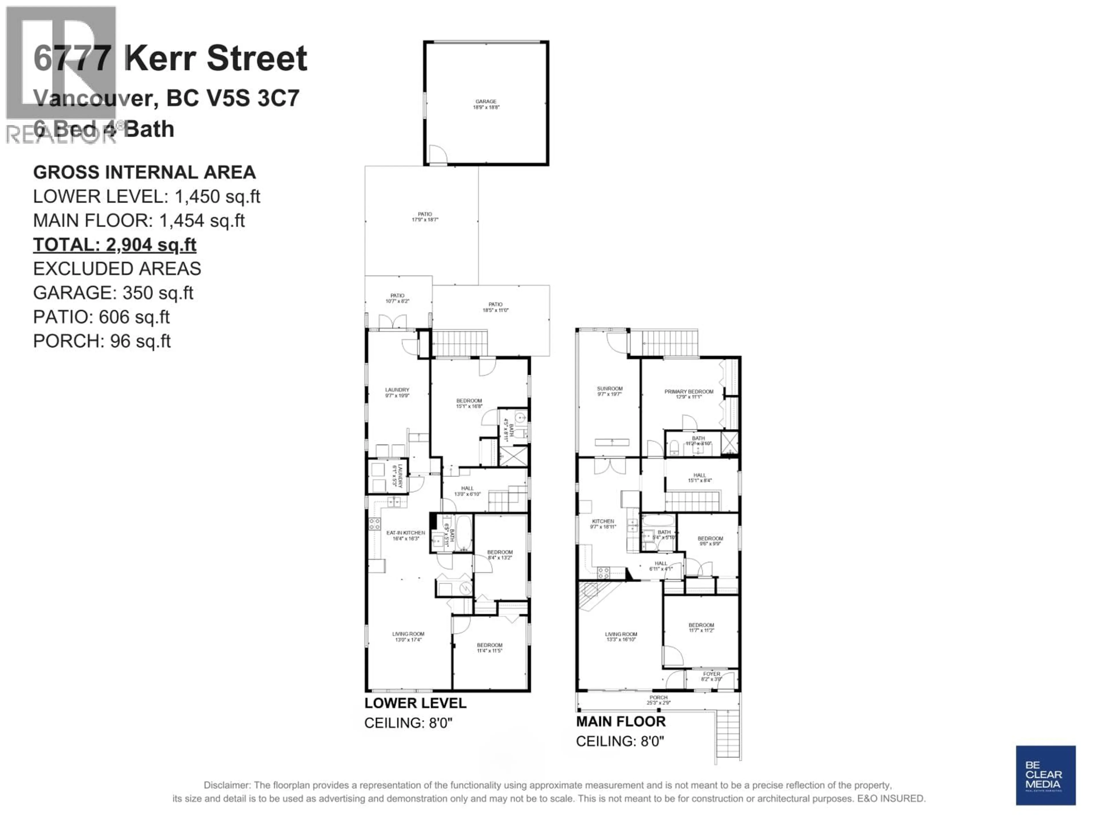 Floor plan for 6777 KERR STREET, Vancouver British Columbia V5S3C7
