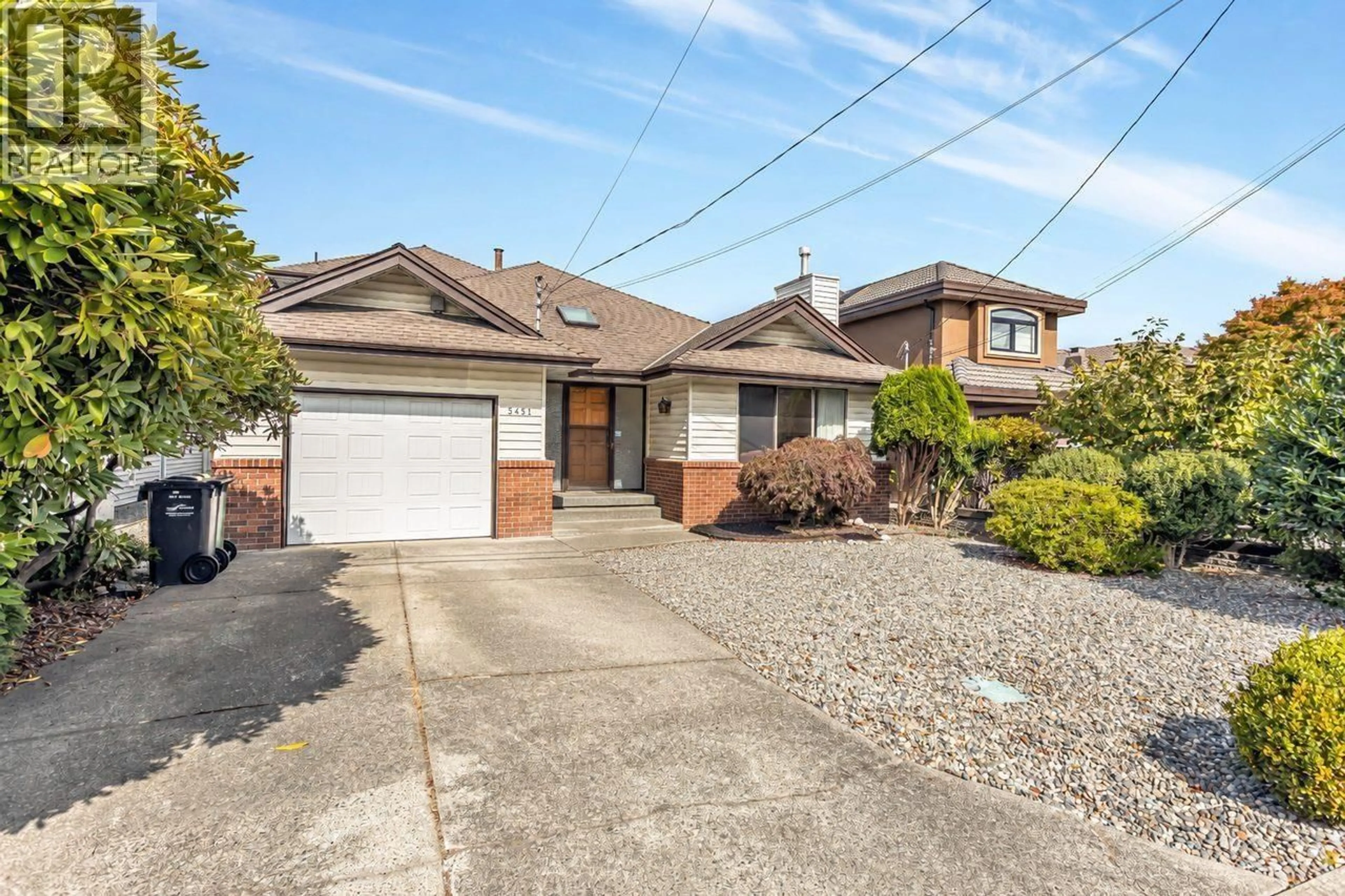 Home with brick exterior material, street for 5451 MONCTON STREET, Richmond British Columbia V7E3B2