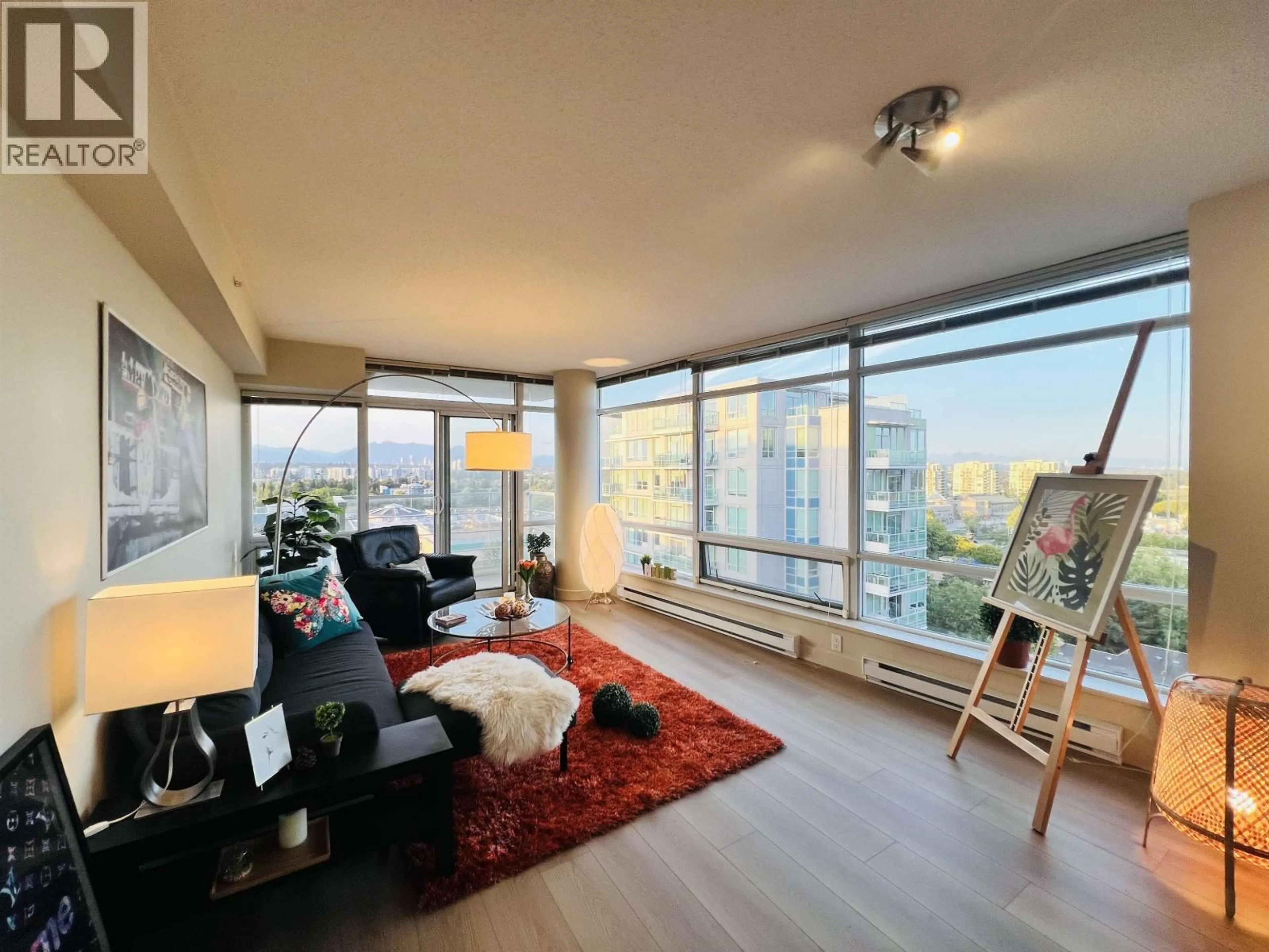 Living room with furniture, unknown for 1701 - 8288 LANSDOWNE ROAD, Richmond British Columbia V6X0B3