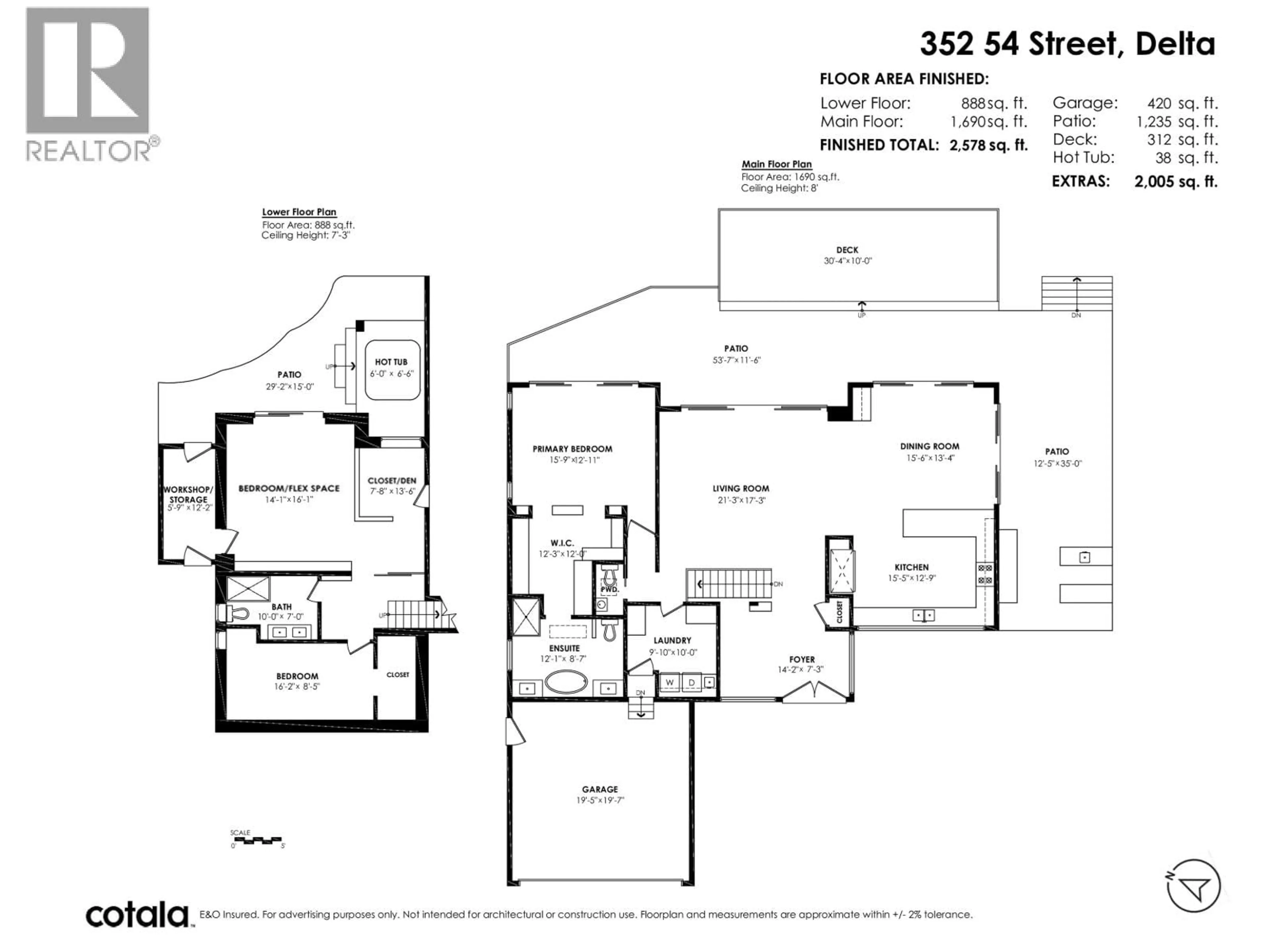 Floor plan for 352 54 STREET, Delta British Columbia V4M3G5