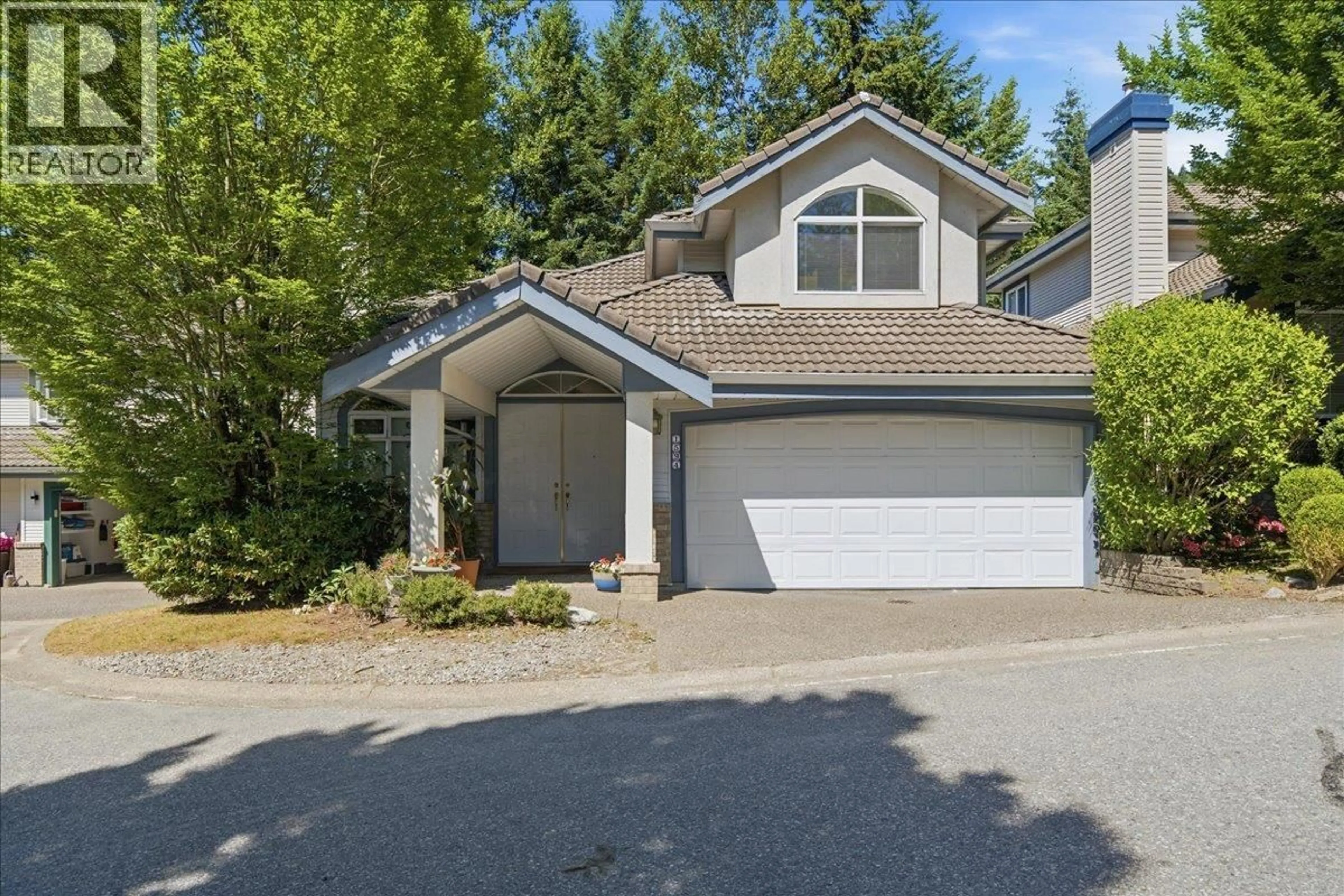 Home with vinyl exterior material, street for 1594 PLATEAU CRESCENT, Coquitlam British Columbia V3E3B3