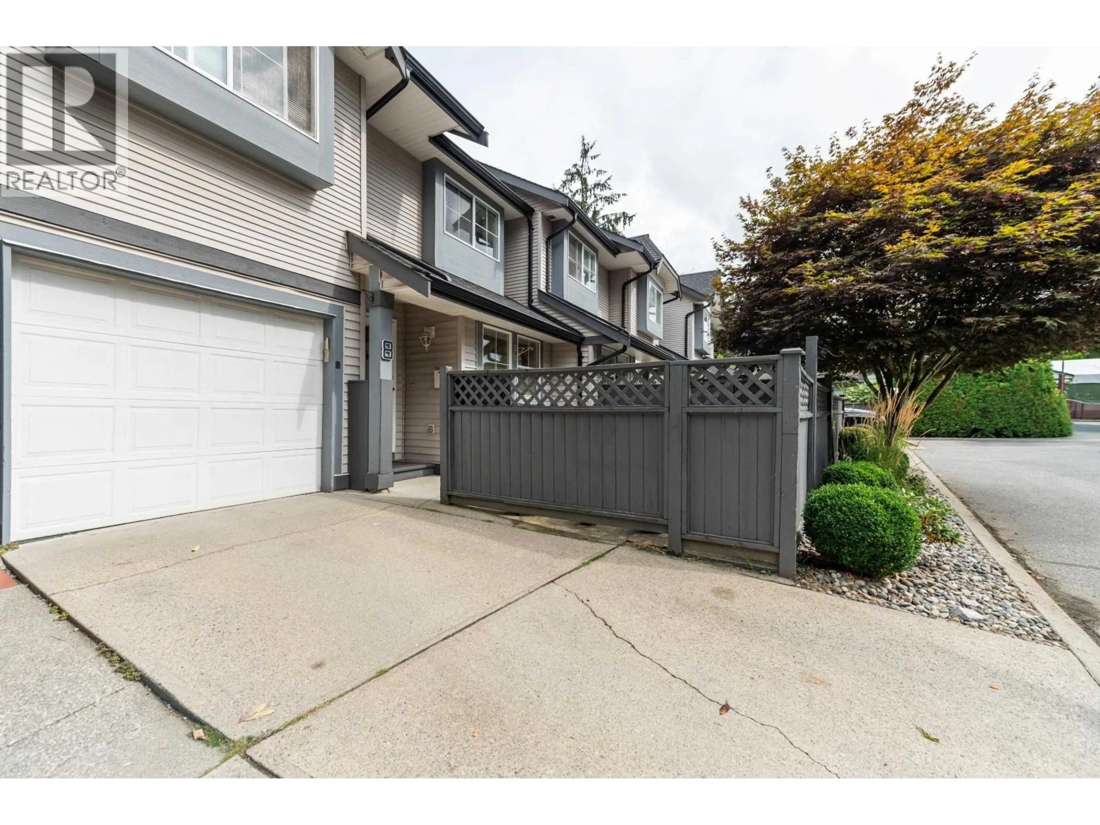 Patio, street for 8 - 21015 118 AVENUE, Maple Ridge British Columbia V2X8B7