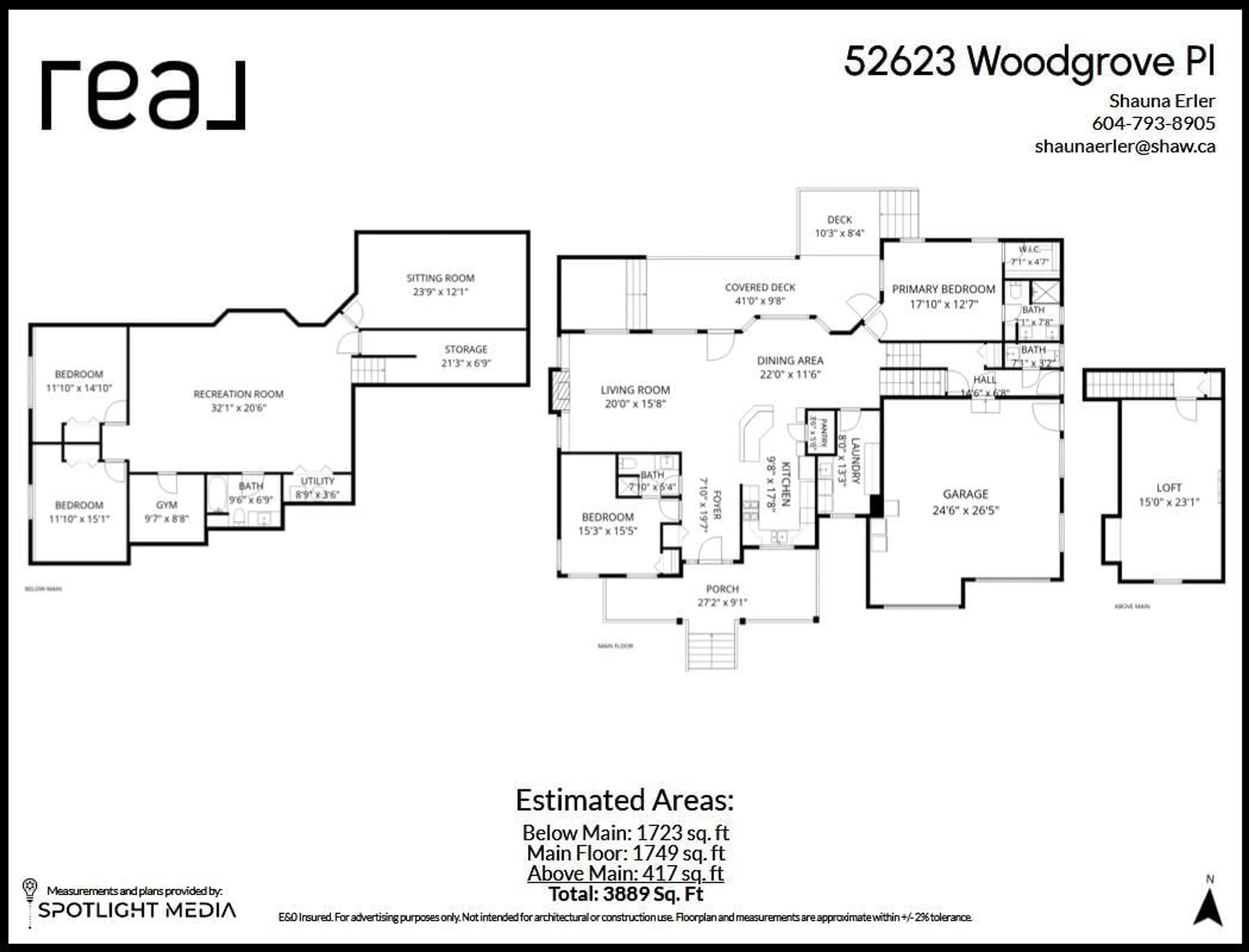 Floor plan for 52623 WOODGROVE PLACE, Rosedale British Columbia V0X1X1