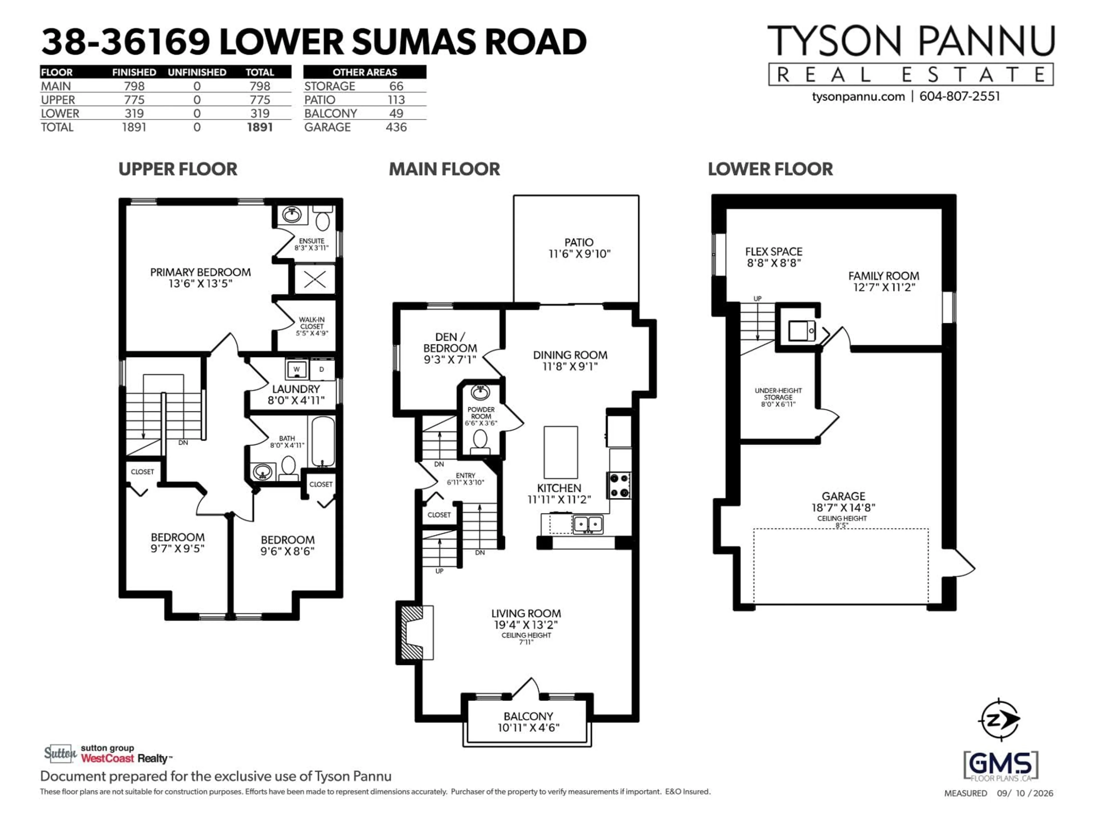 Floor plan for 38 - 36169 LOWER SUMAS MOUNTAIN ROAD, Abbotsford British Columbia V3G0B5