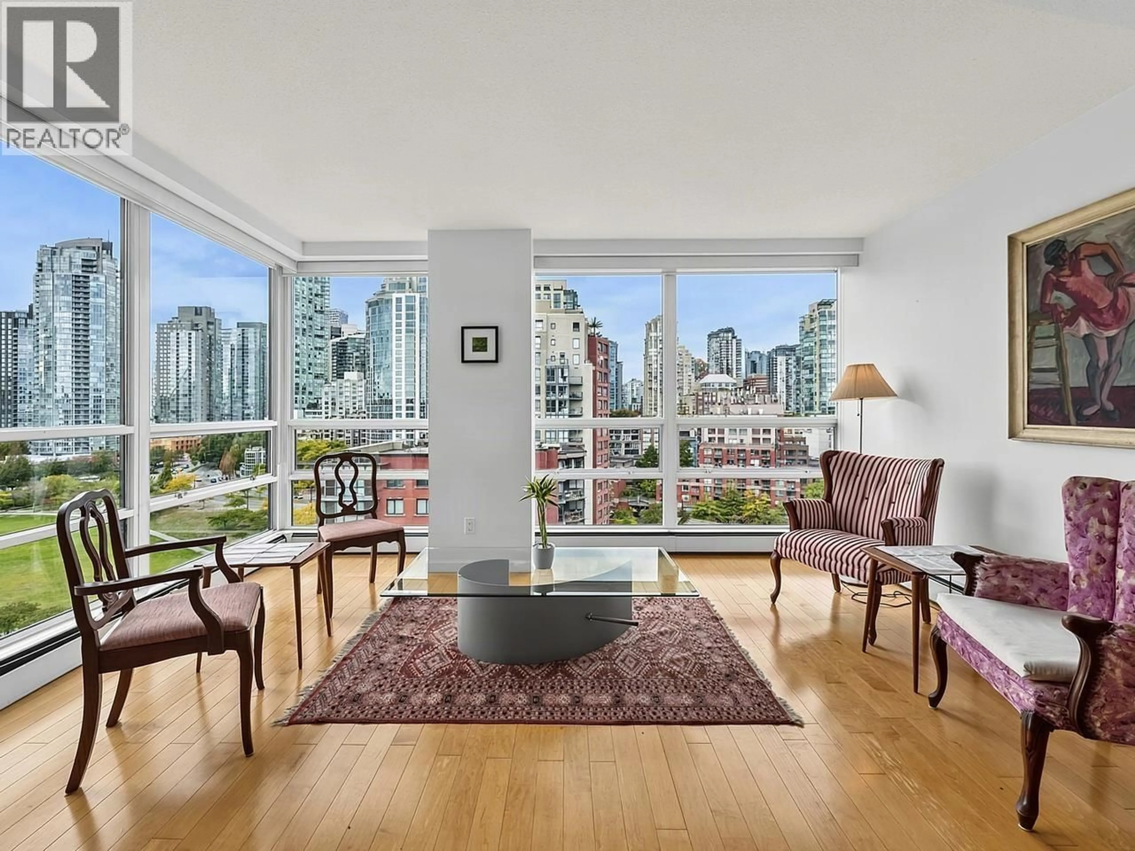 Living room with furniture, unknown for 16D - 139 DRAKE STREET, Vancouver British Columbia V6Z2T8