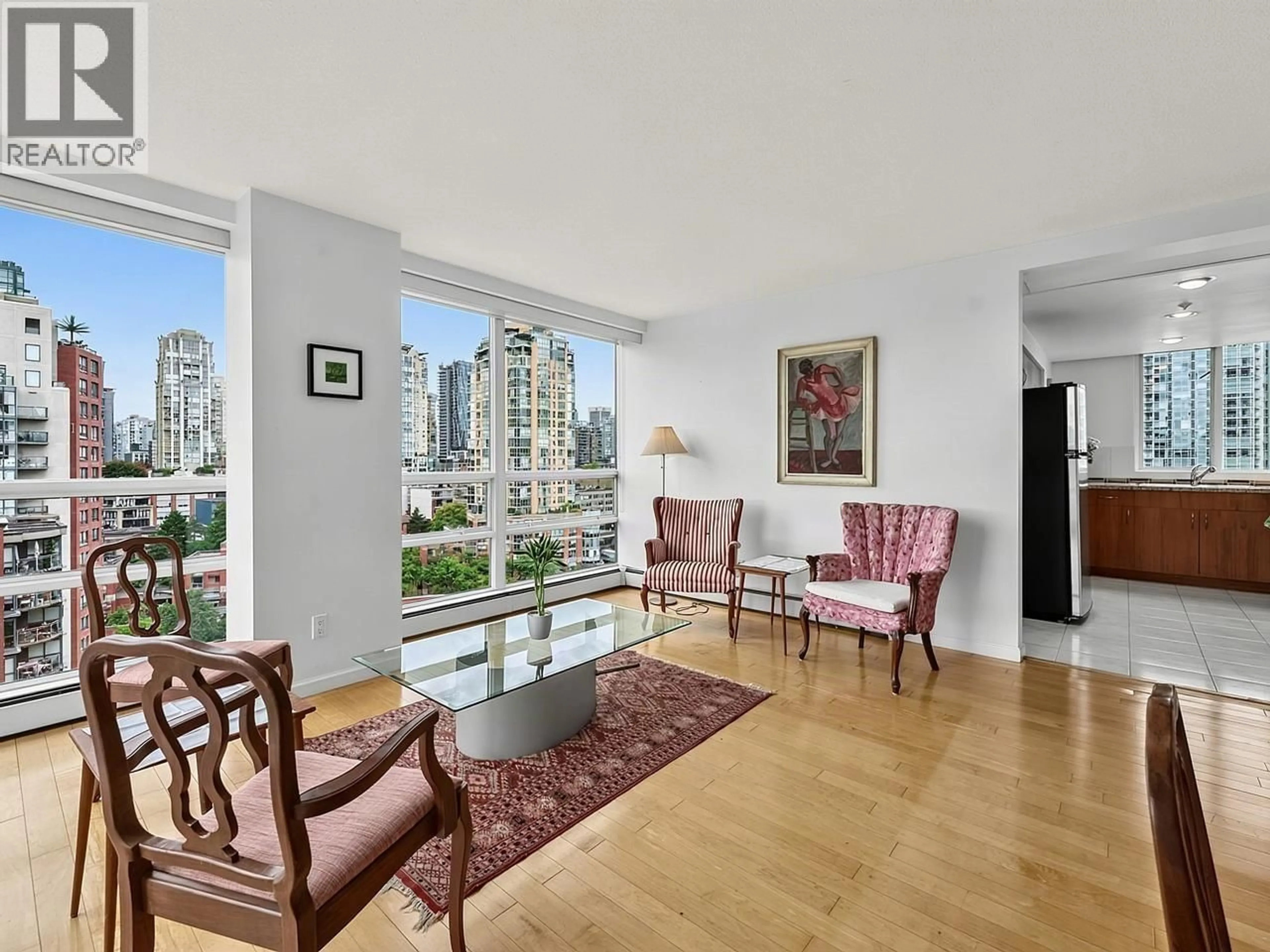 Living room with furniture, unknown for 16D - 139 DRAKE STREET, Vancouver British Columbia V6Z2T8