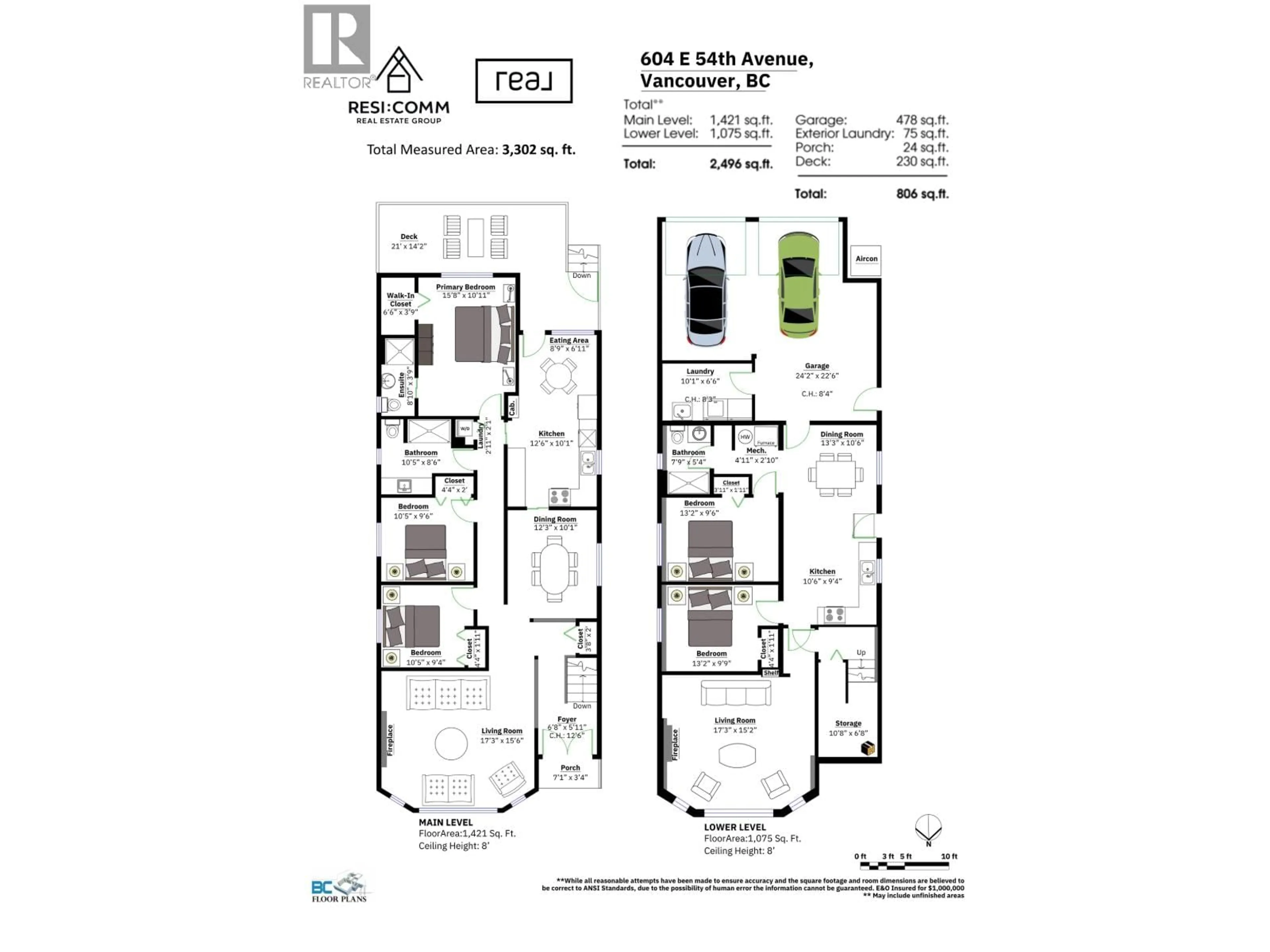 Floor plan for 604 54TH AVENUE, Vancouver British Columbia V5X1L6