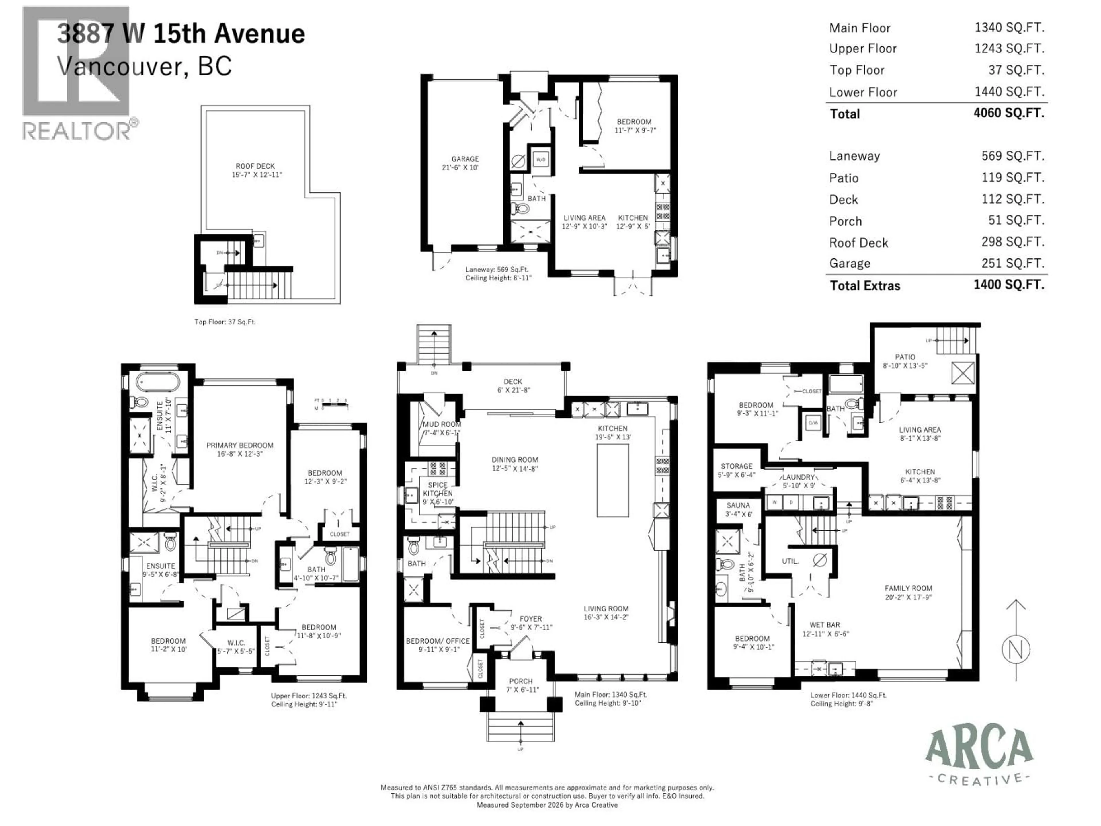 Floor plan for 3887 15TH AVENUE, Vancouver British Columbia V6R3A1