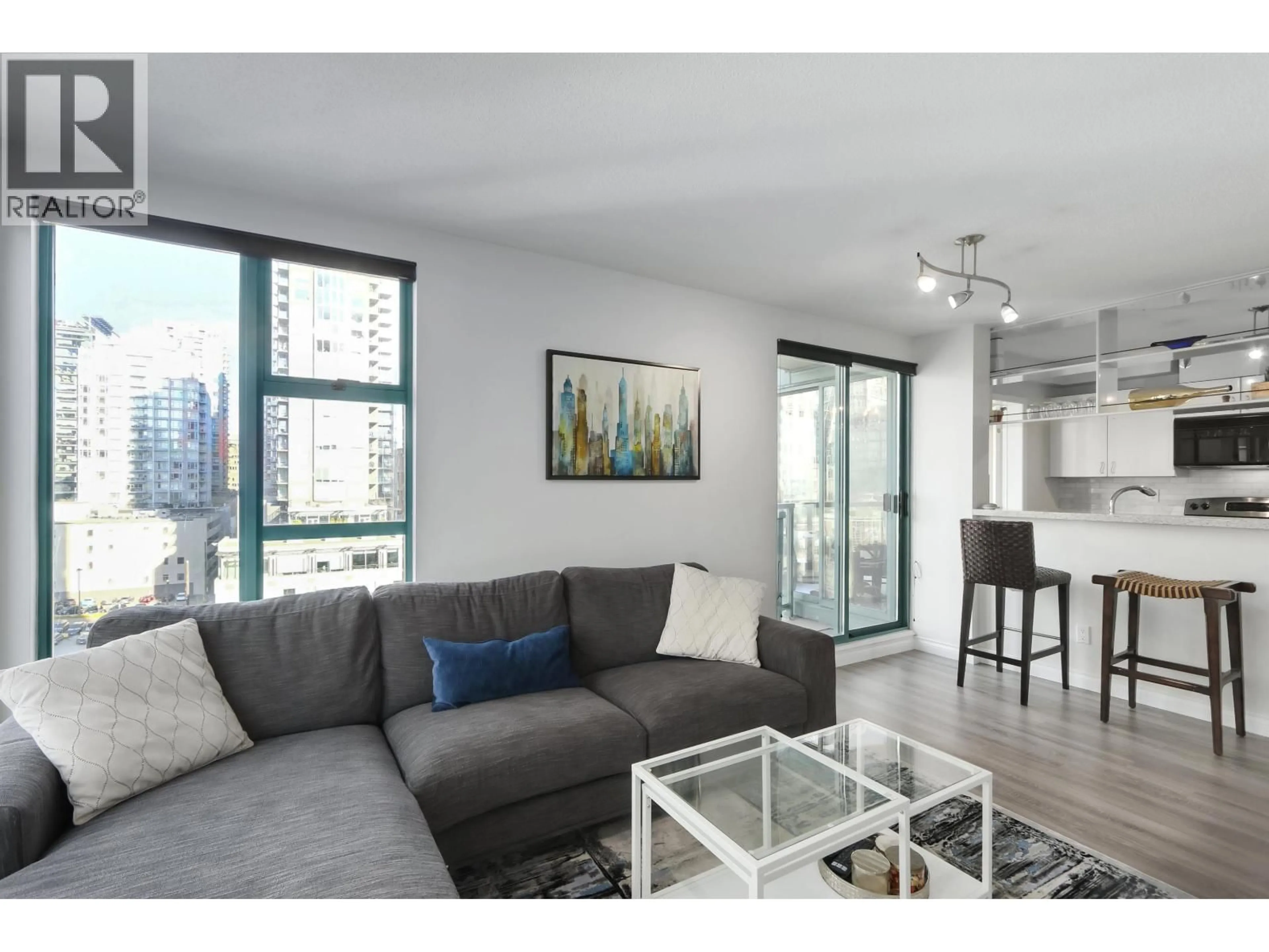 Living room with furniture, unknown for 1502 - 939 HOMER STREET, Vancouver British Columbia V6B2W6