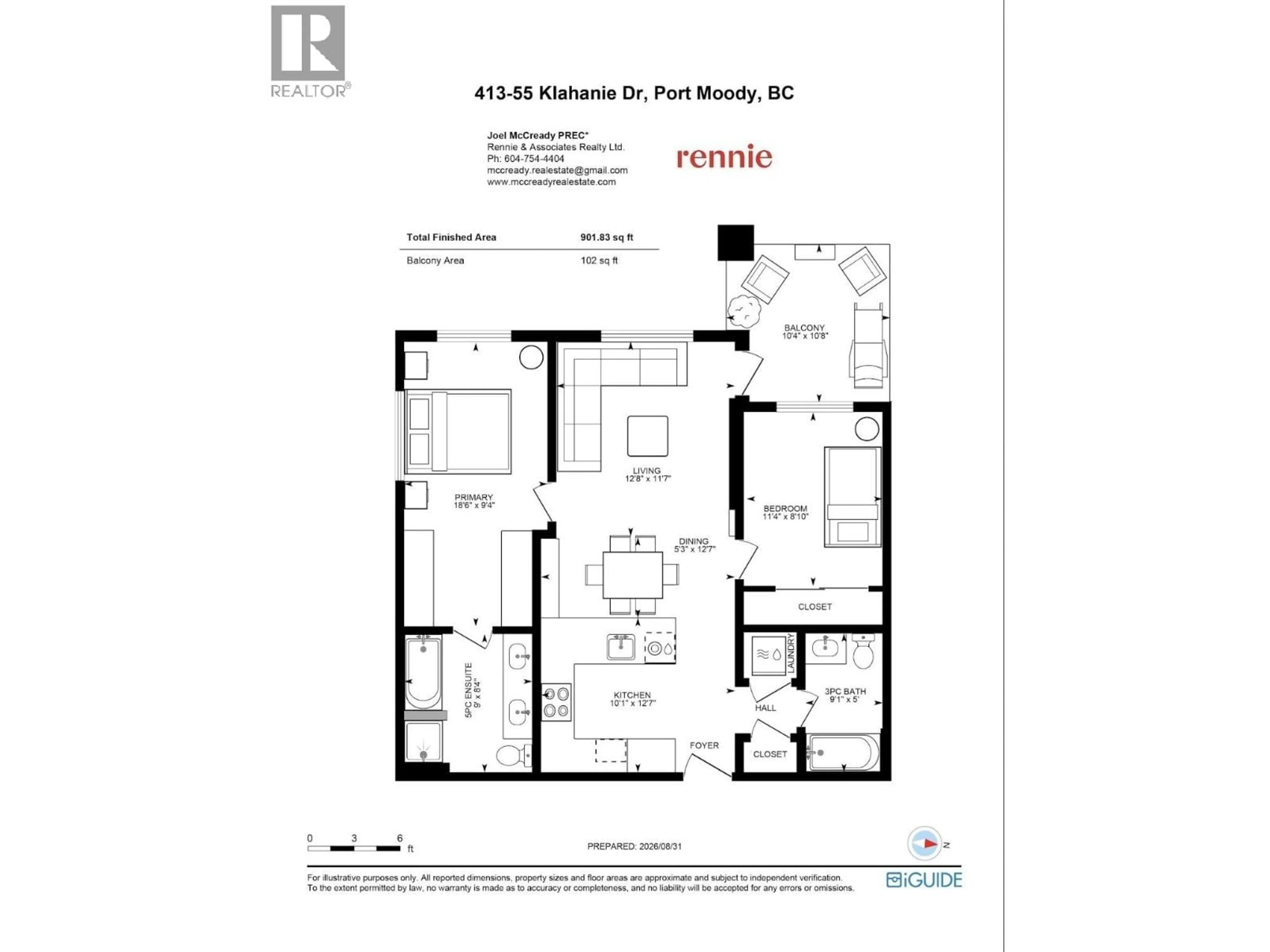 Floor plan for 413 - 55 KLAHANIE DRIVE, Port Moody British Columbia V3H0M9