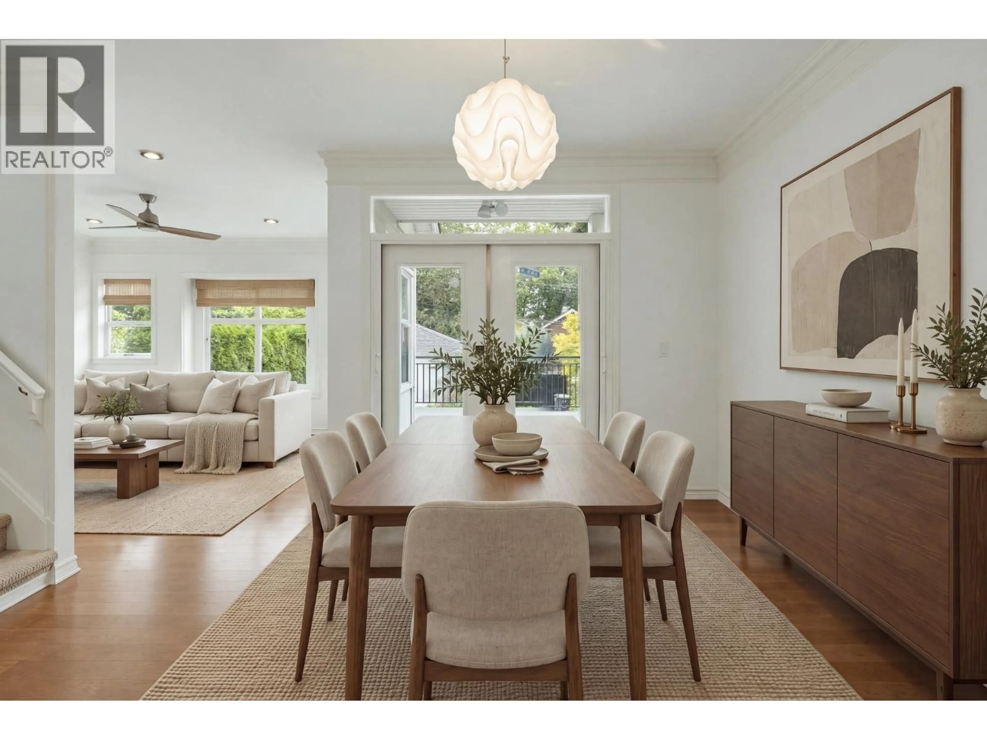 Dining room, wood/laminate floor for 1970 6TH AVENUE, Vancouver British Columbia V5N1P7
