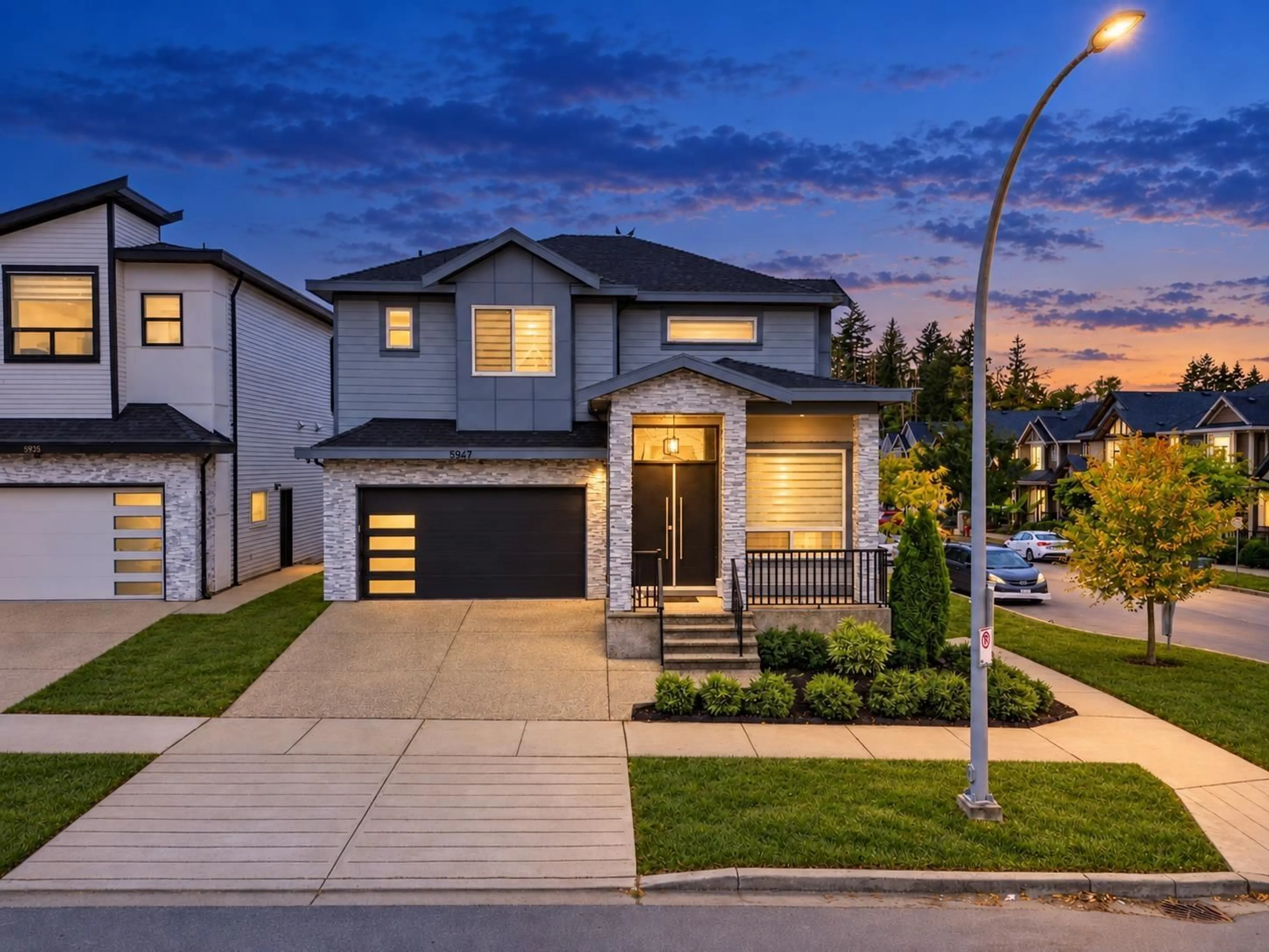 Home with brick exterior material, street for 5947 140B STREET, Surrey British Columbia V3X0J3