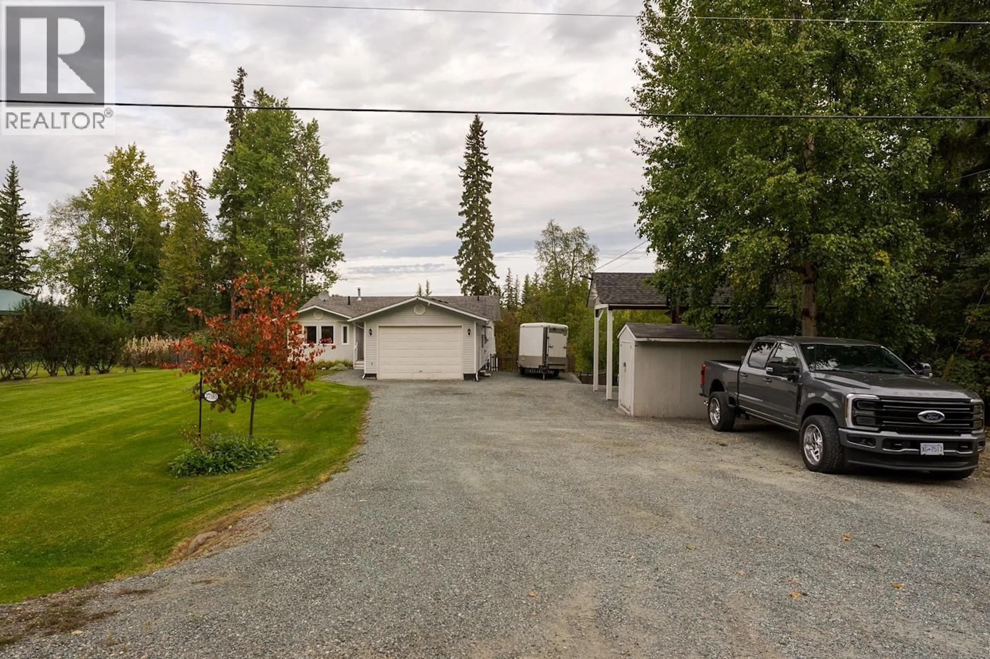 A pic from outside/outdoor area/front of a property/back of a property/a pic from drone, street for 27180 NESS LAKE ROAD, Ness Lake British Columbia V2K5M9
