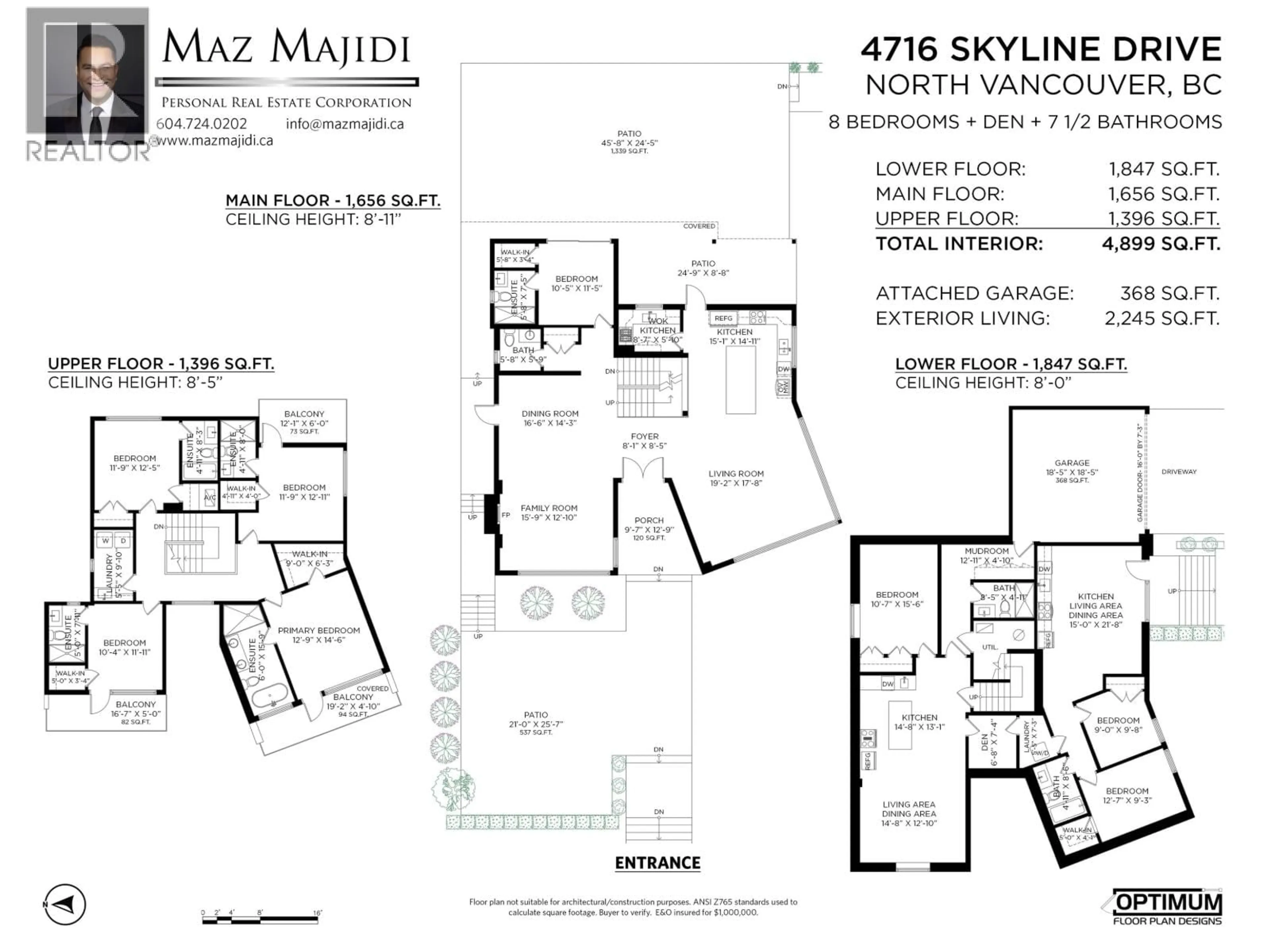 Floor plan for 4716 SKYLINE DRIVE, North Vancouver British Columbia V7R3H8