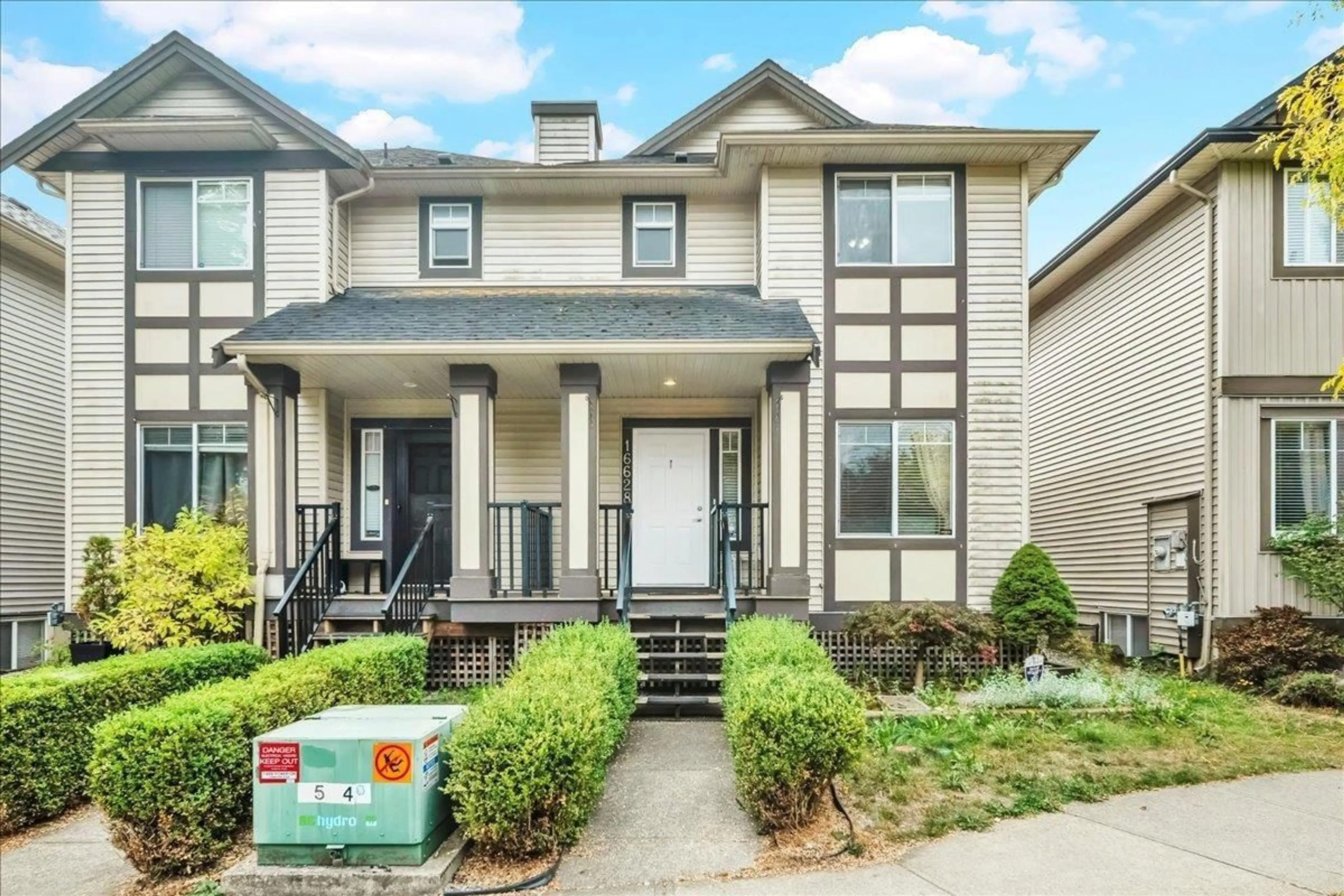 Home with vinyl exterior material, street for 16628 60 AVENUE, Surrey British Columbia V3S1S9