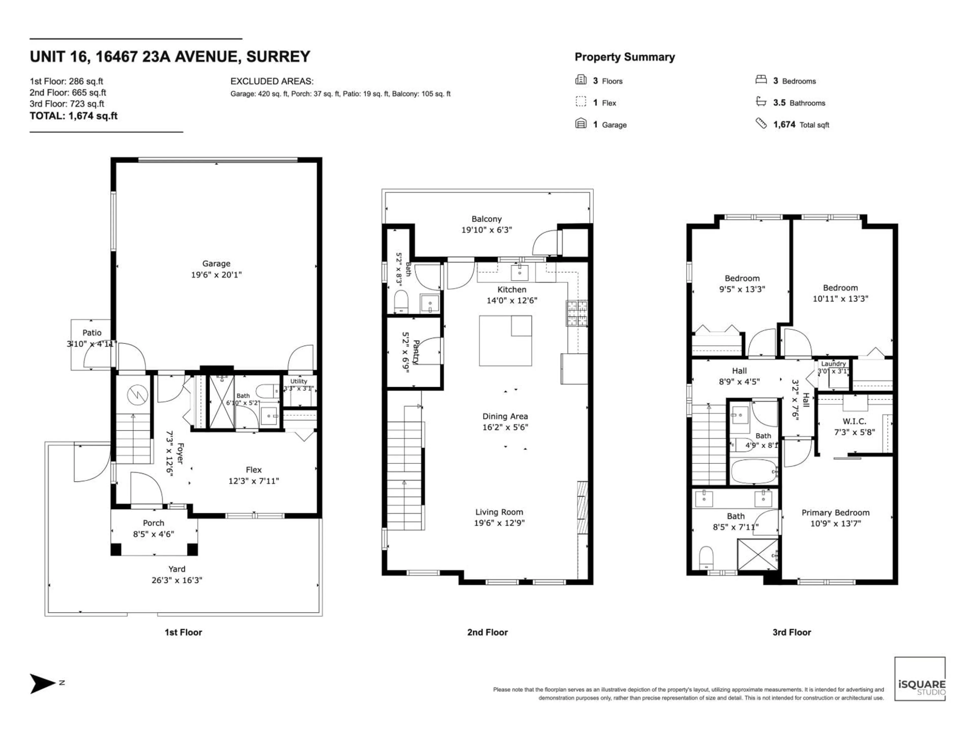 Floor plan for 16 - 16467 23A AVENUE, Surrey British Columbia V3Z1E9