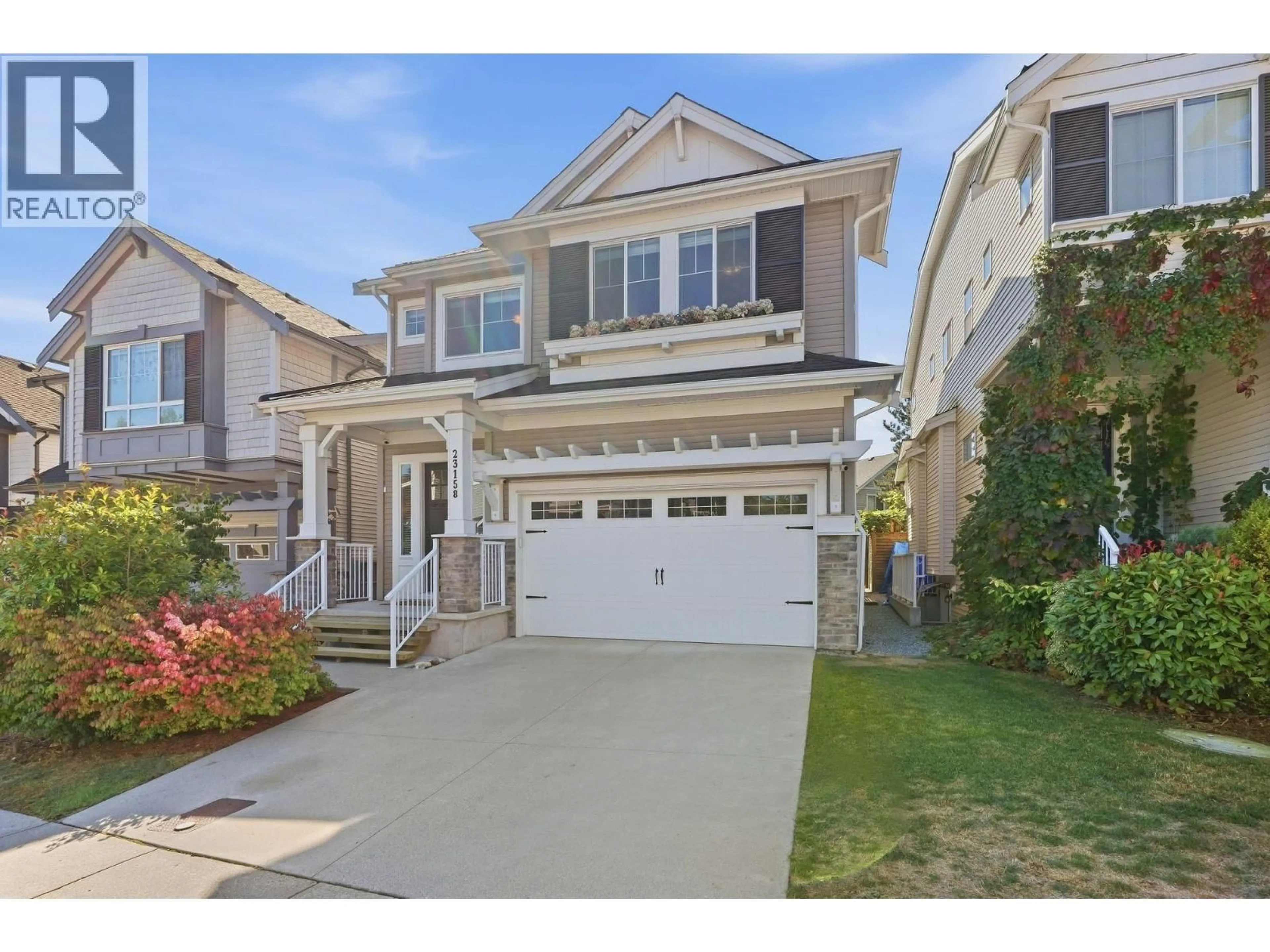 Home with vinyl exterior material, street for 23158 112B AVENUE, Maple Ridge British Columbia V2X4K6