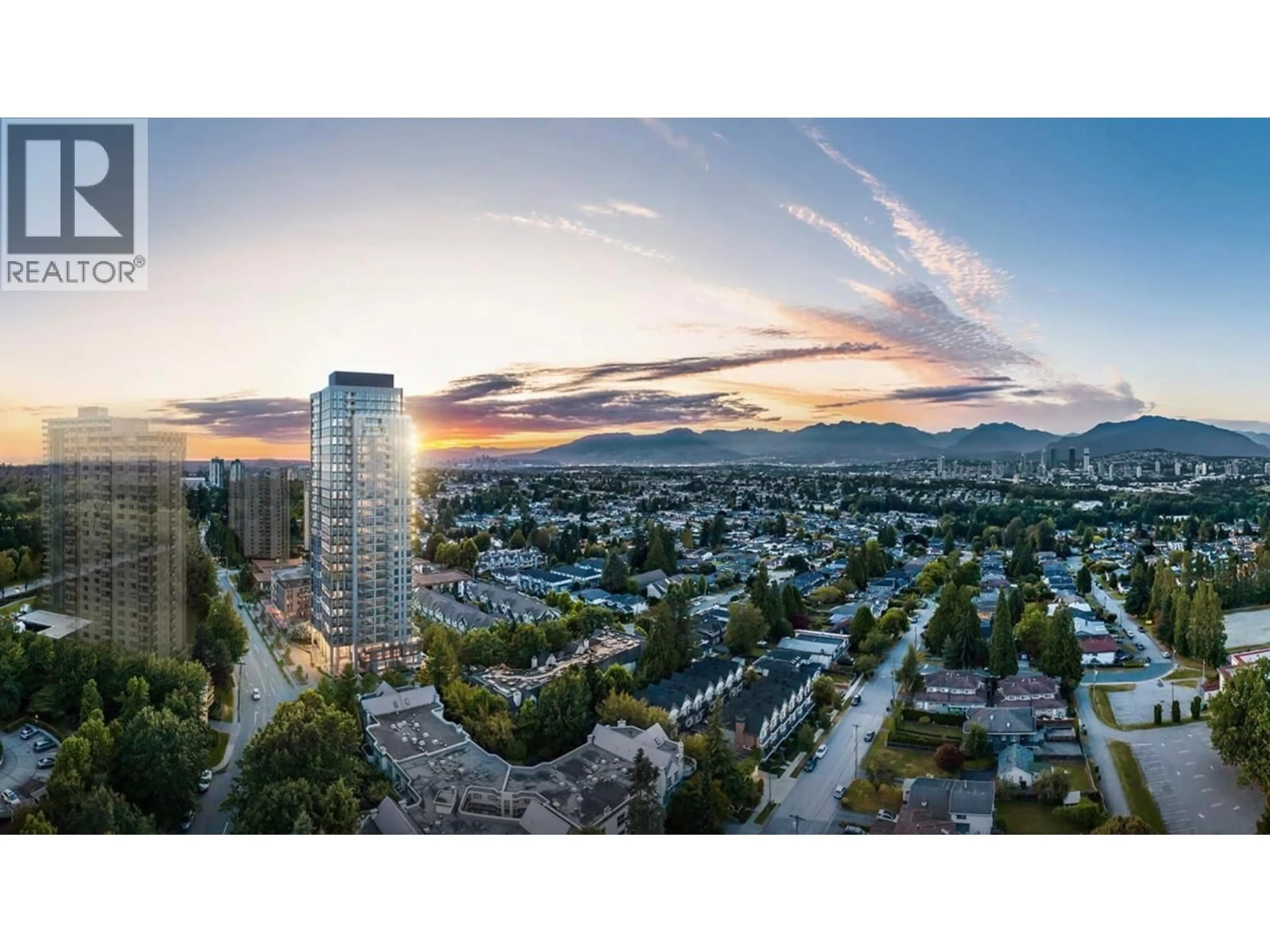 A pic from outside/outdoor area/front of a property/back of a property/a pic from drone, city buildings view from balcony for 3004 - 5685 HALLEY AVENUE, Burnaby British Columbia V5H0L9