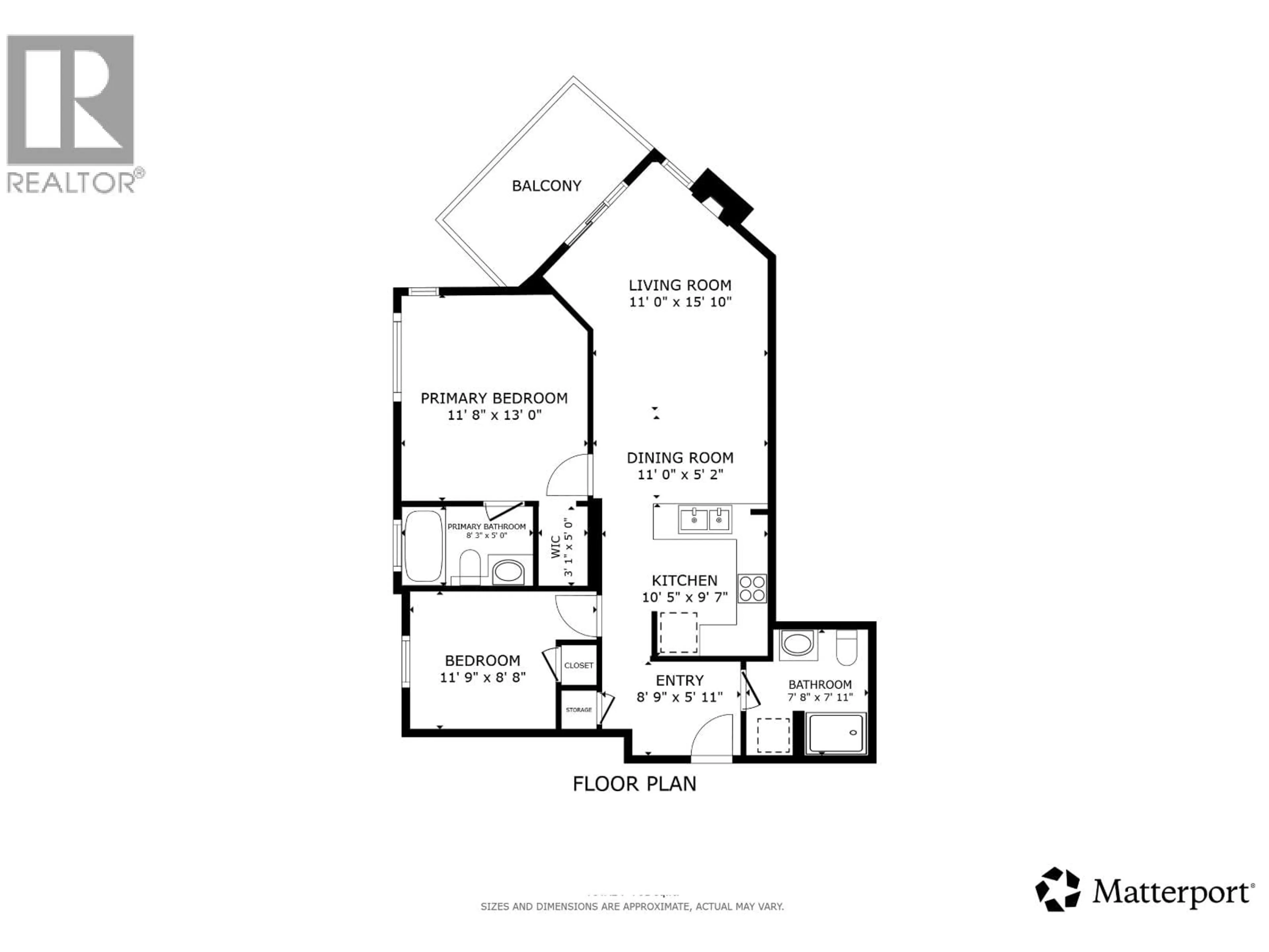 Floor plan for 319 - 147 1ST STREET, North Vancouver British Columbia V7L1B2