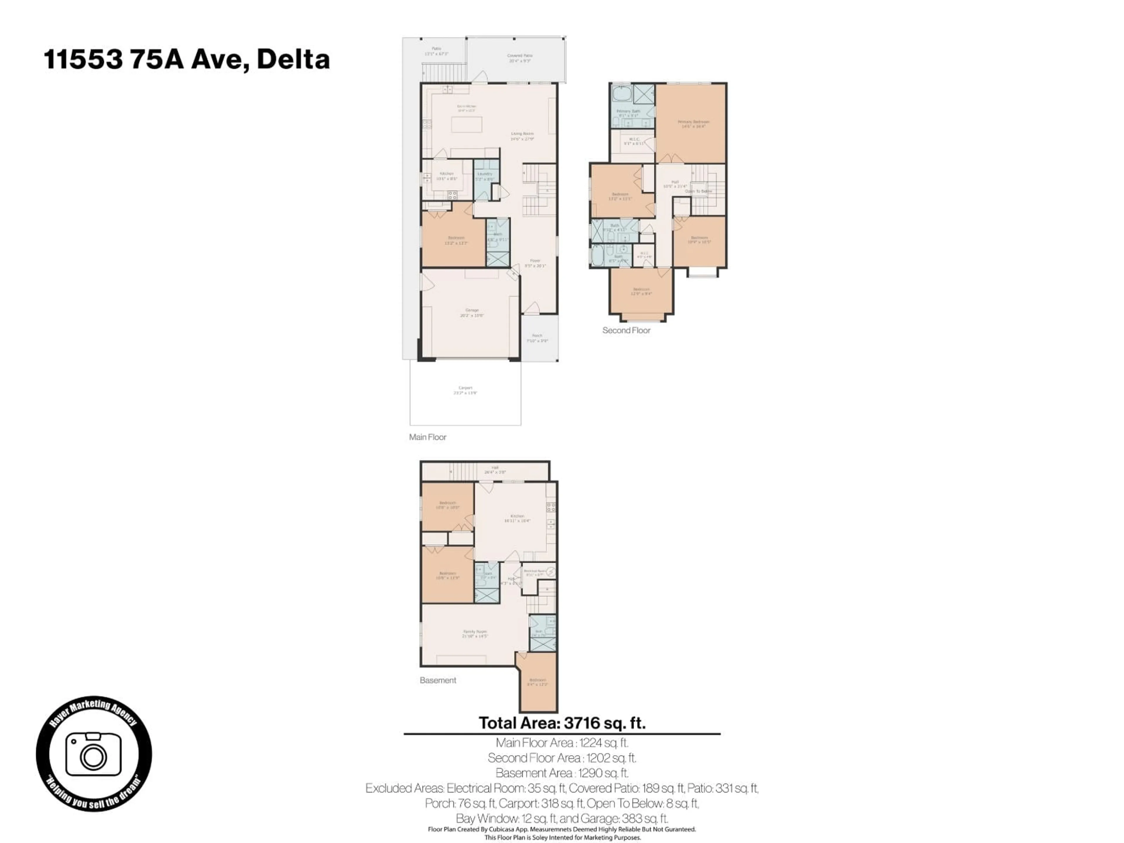 Floor plan for 11553 75A AVENUE, Delta British Columbia V4C1H9