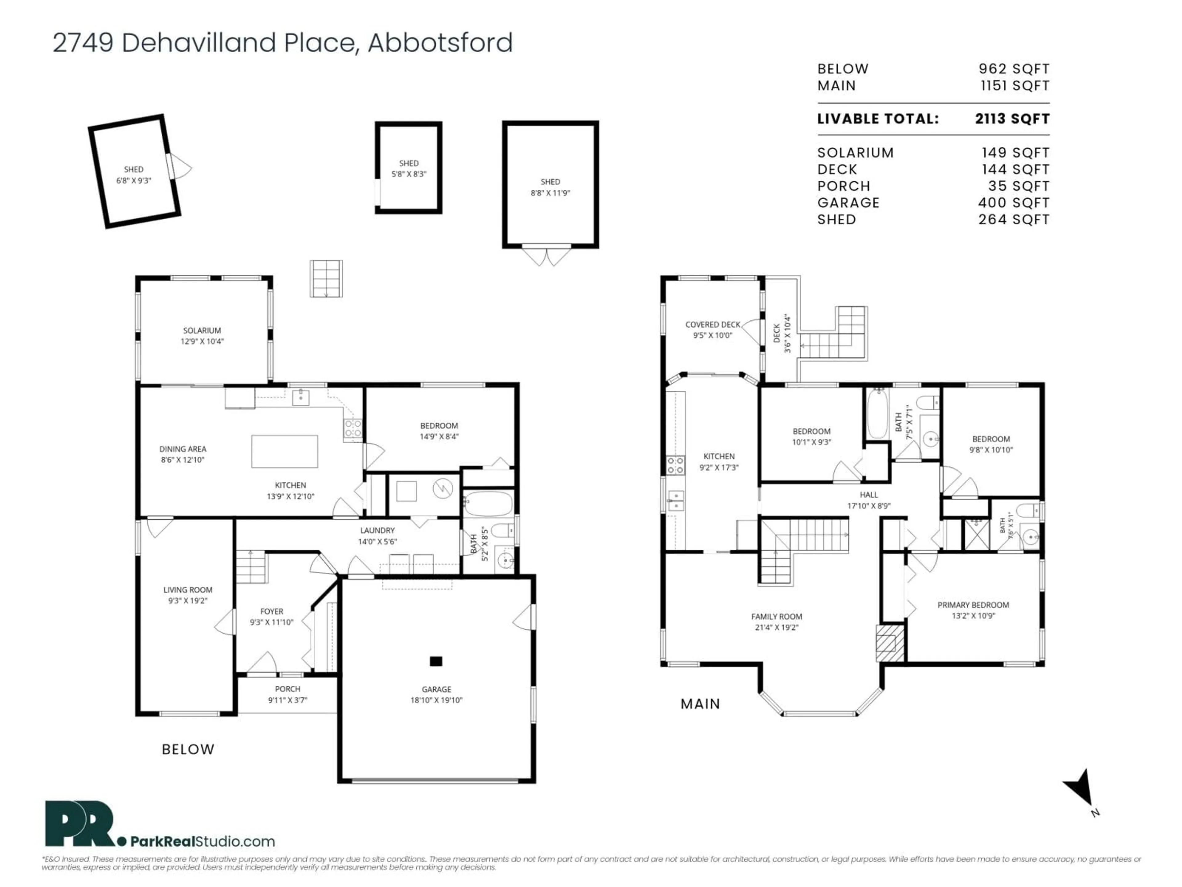 Floor plan for 2749 DEHAVILLAND PLACE, Abbotsford British Columbia V2T5E2