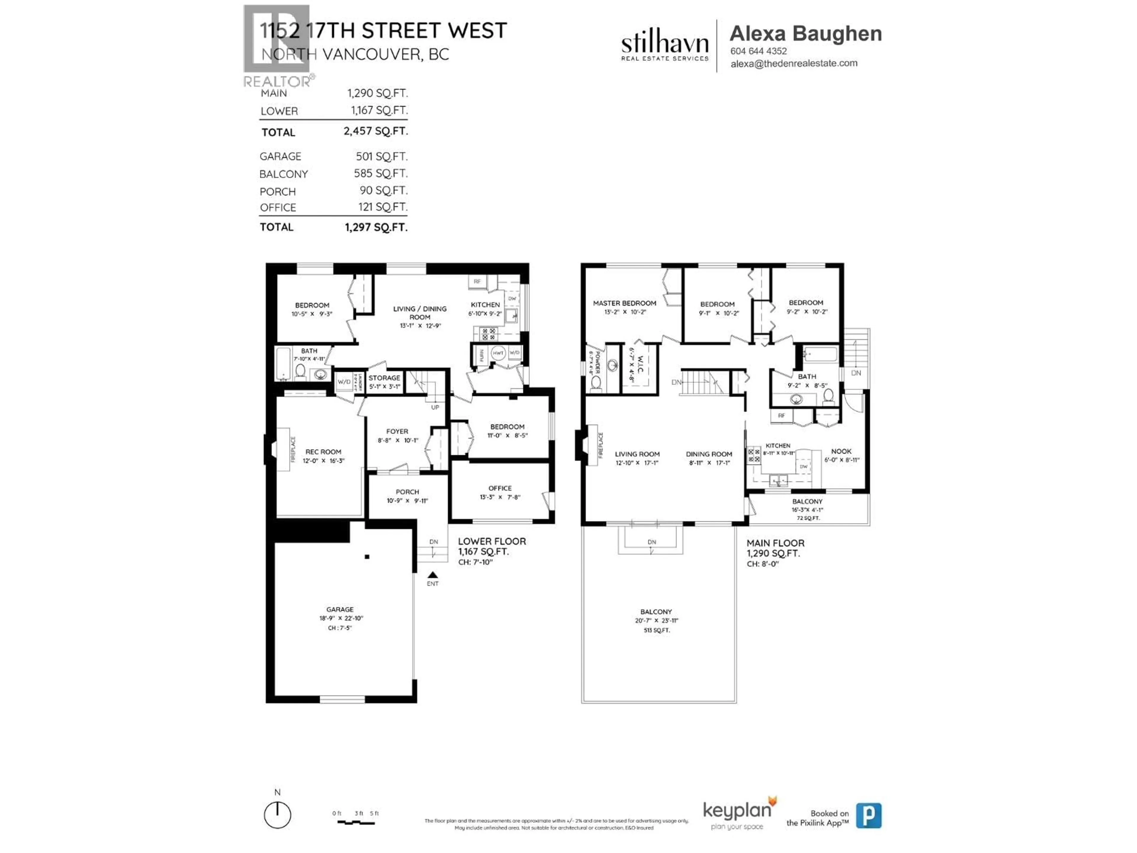 Floor plan for 1152 17TH STREET, North Vancouver British Columbia V7P1W2